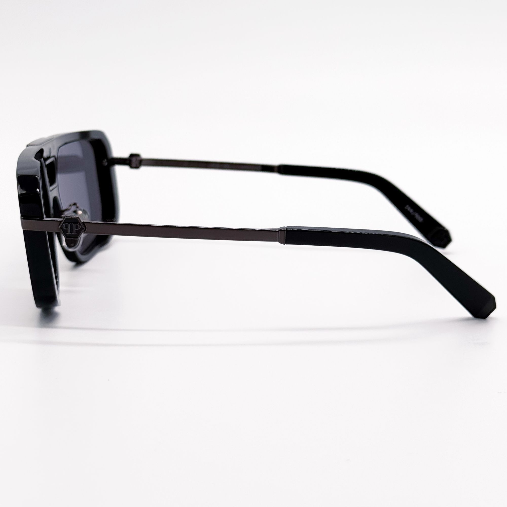 Philipp Plein NEW PHILIPP PLEIN SUNGLASSES SPP008M 700X SHIELD BLACK MEN Size ONE SIZE - 5 Thumbnail