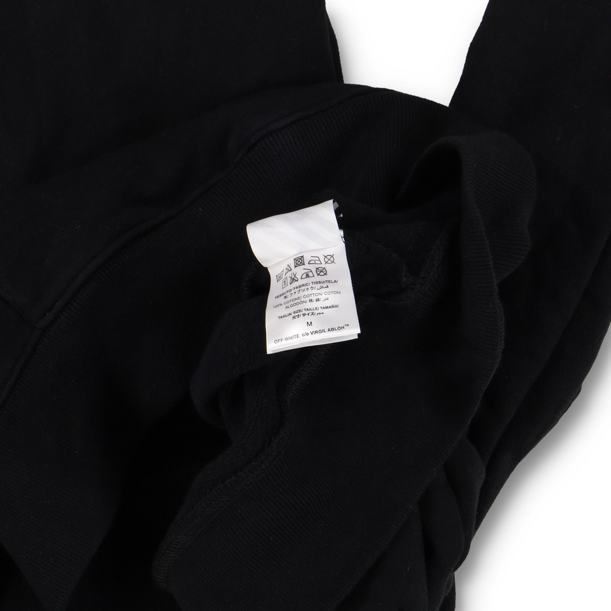 Off-White Black Big Swimming Man Logo Hoodie Size US M / EU 48-50 / 2 - 8 Thumbnail