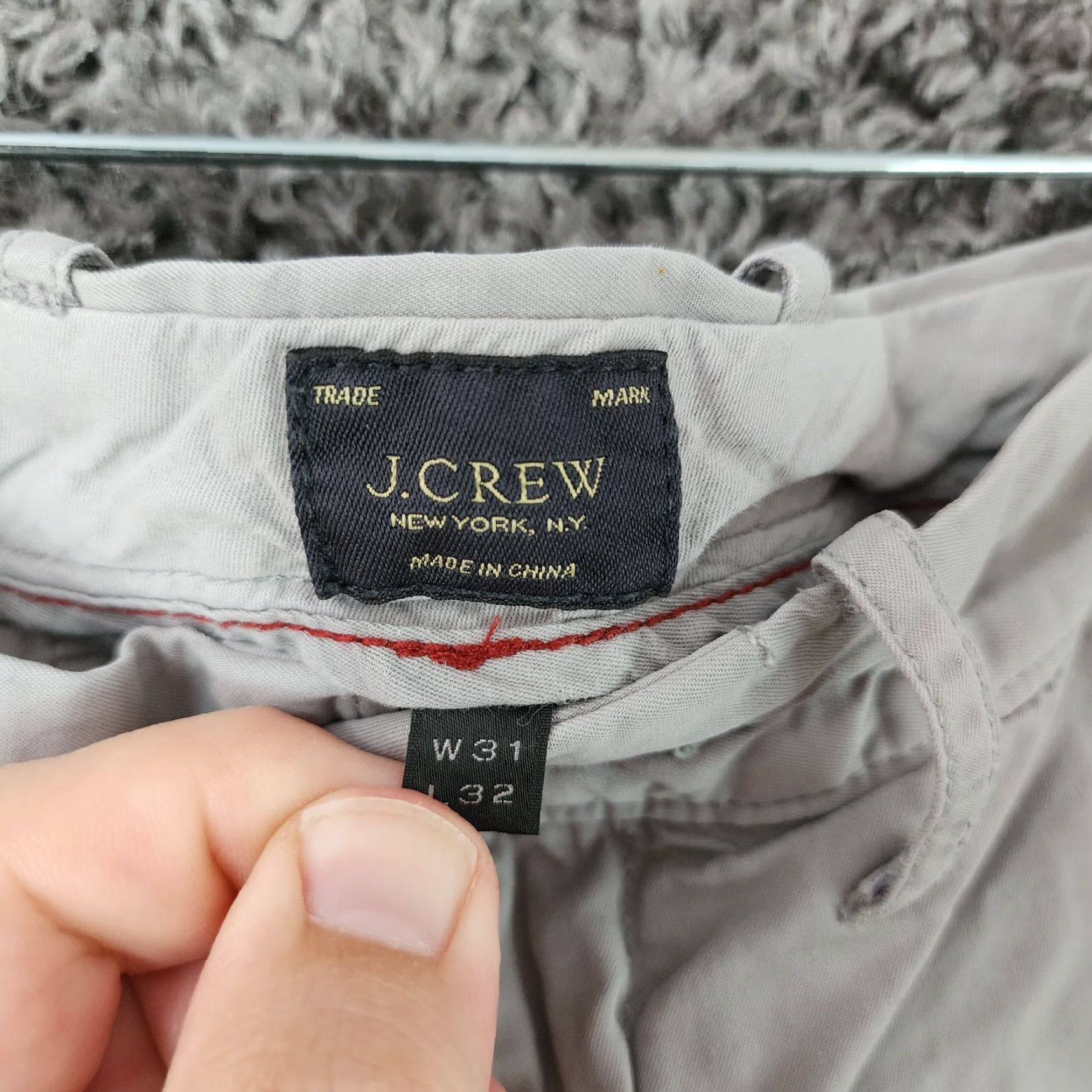 J.Crew VINTAGE J.CREW 770 Mens Gray Chino Pants Size 30x31 Straight Leg Male Size US 30 / EU 46 - 3 Thumbnail