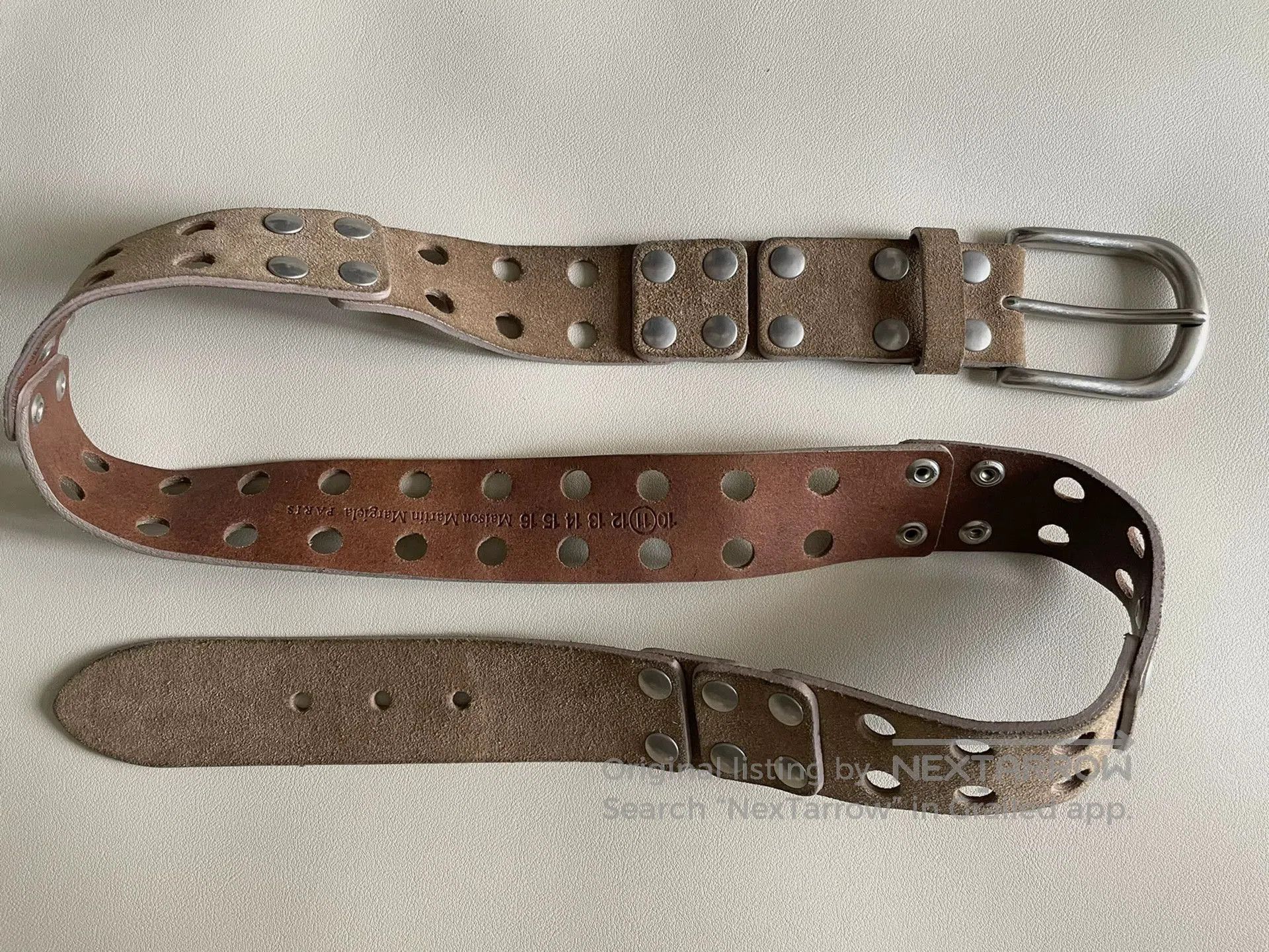 Maison Margiela Maison Martin Margiela Multi-Hole Belt. Size ONE SIZE - 4 Thumbnail