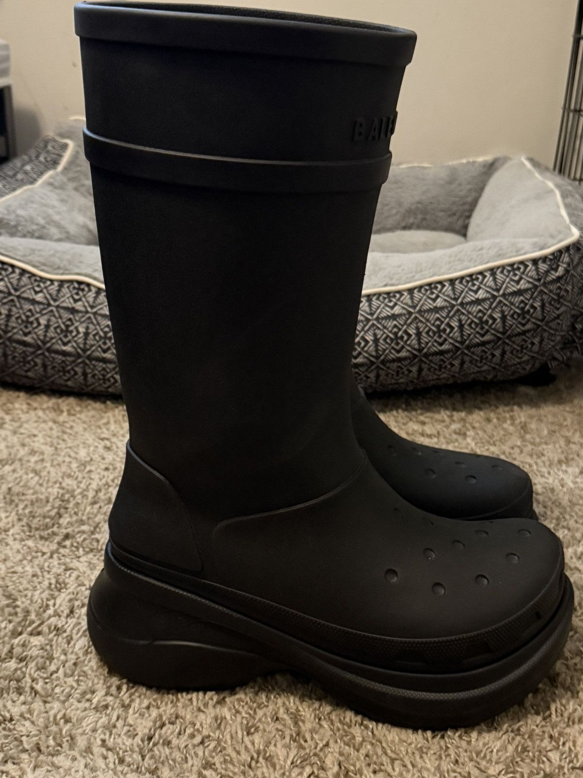 Balenciaga × Crocs Balenciaga croc boots Size US 10 / EU 43 - 2 Thumbnail