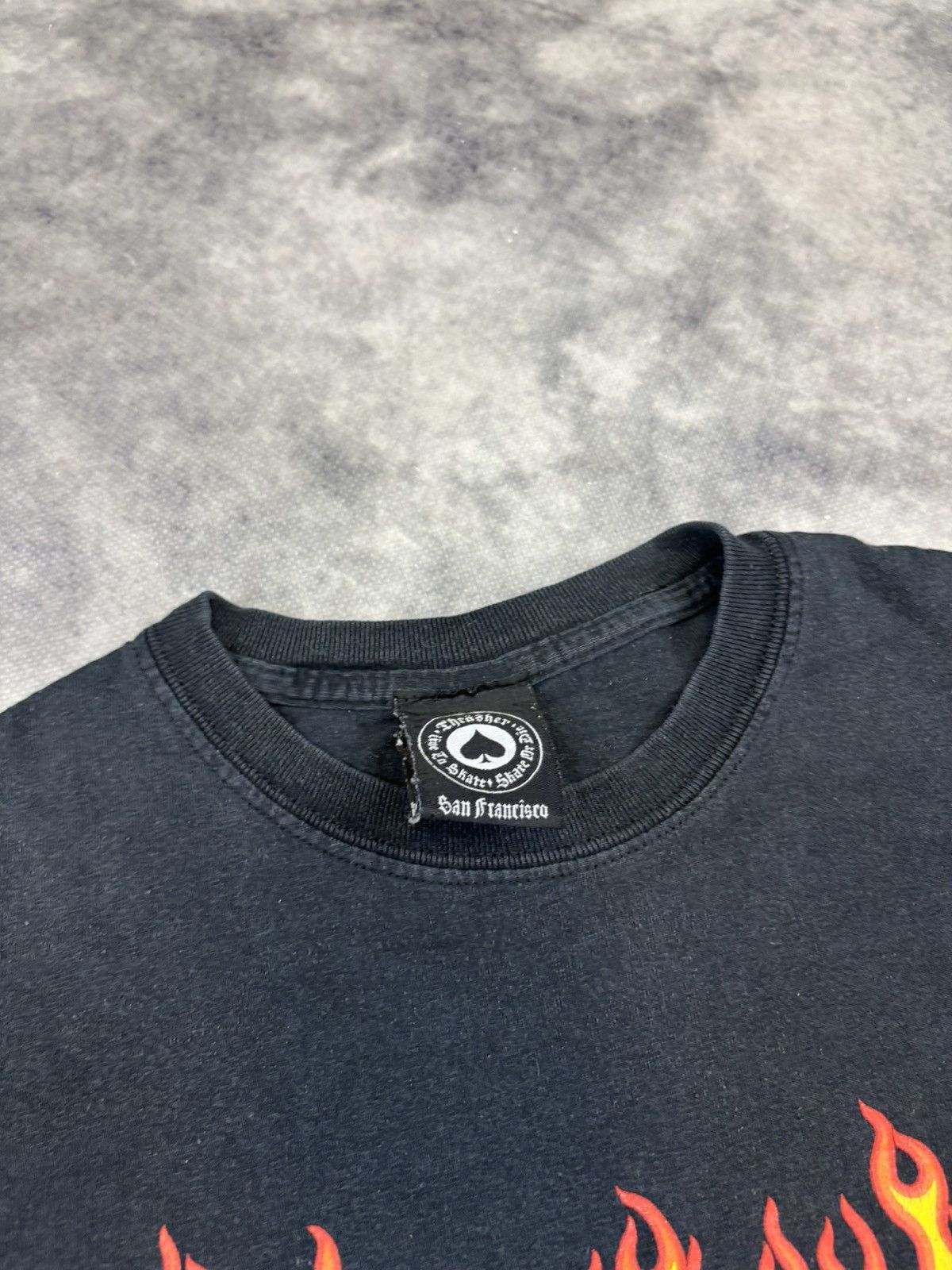 Other Trasher Vintage t shirt y2k flame graphic skateboard sk8 Size US M / EU 48-50 / 2 - 3 Thumbnail