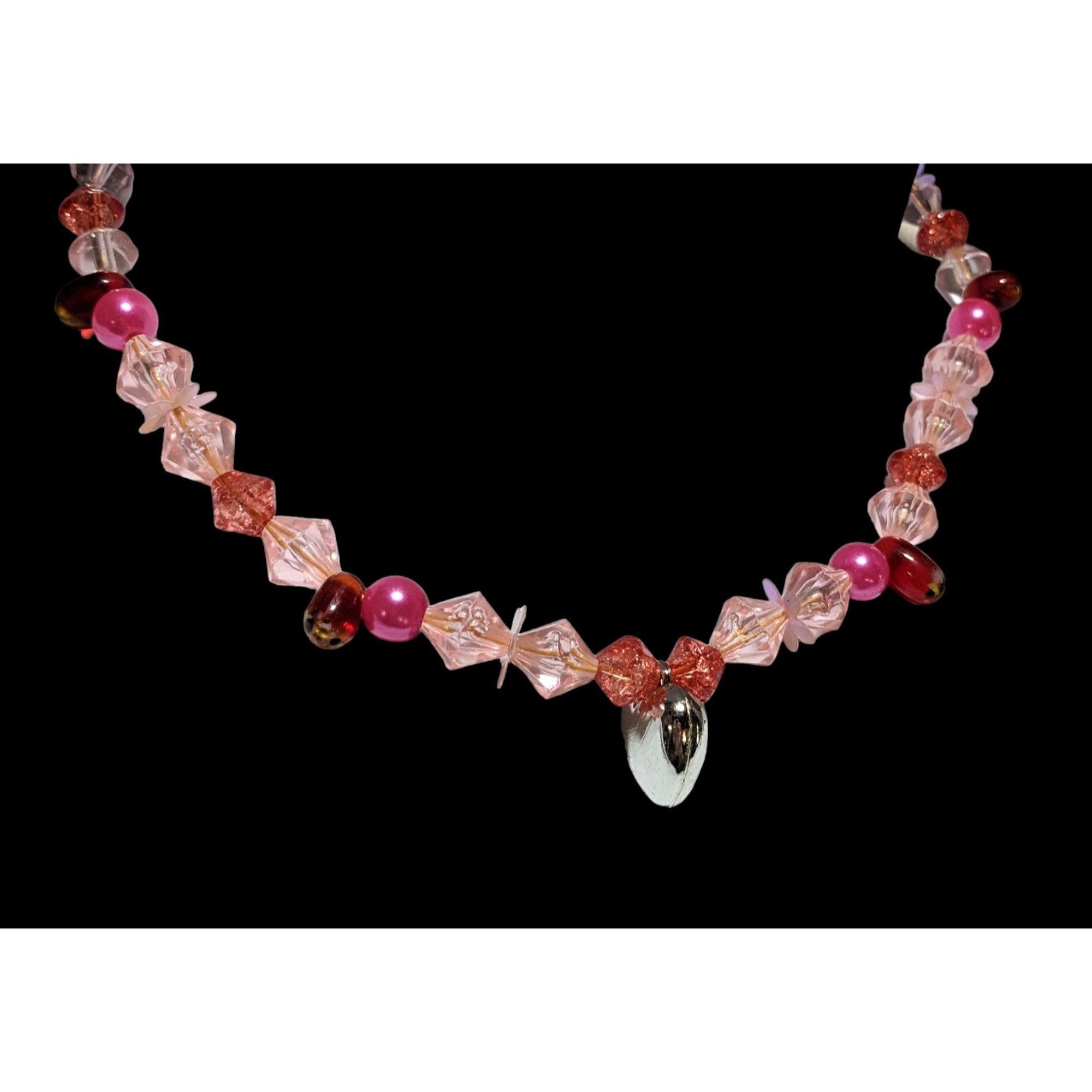 Other Handmade Beaded Coquette Necklace Size ONE SIZE - 3 Thumbnail
