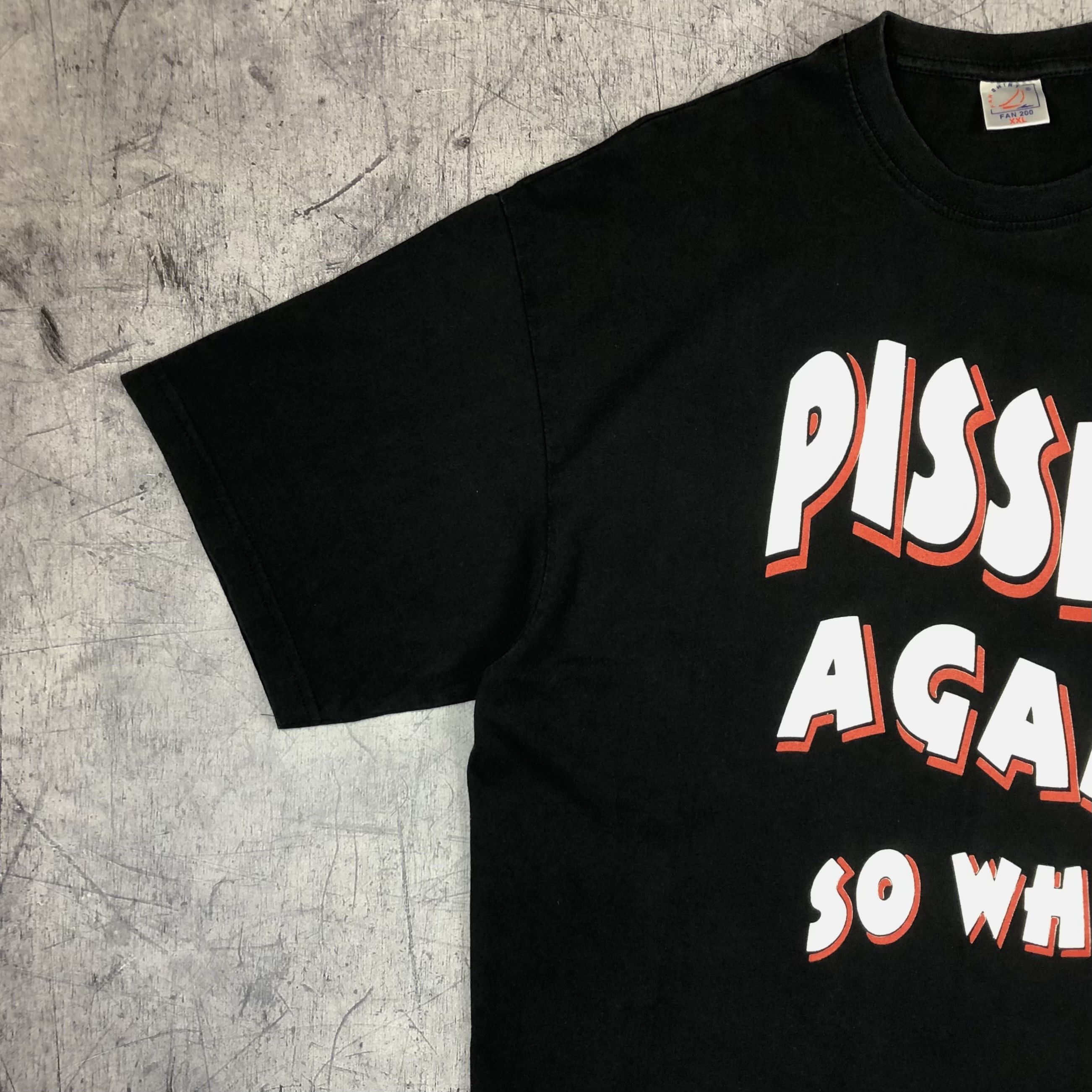 Vintage Vintage Pissed Again And So What Dirty Joke Tee Size US XL / EU 56 / 4 - 6 Thumbnail