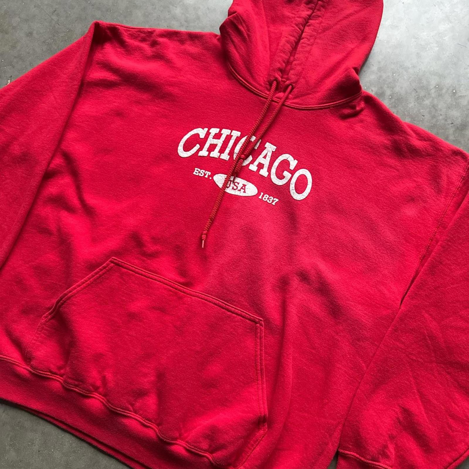 Other Chicago “J.Cos Bridgeport” Vintage Y2K Skater Gildan Hoodie Size US XL / EU 56 / 4 - 3 Thumbnail