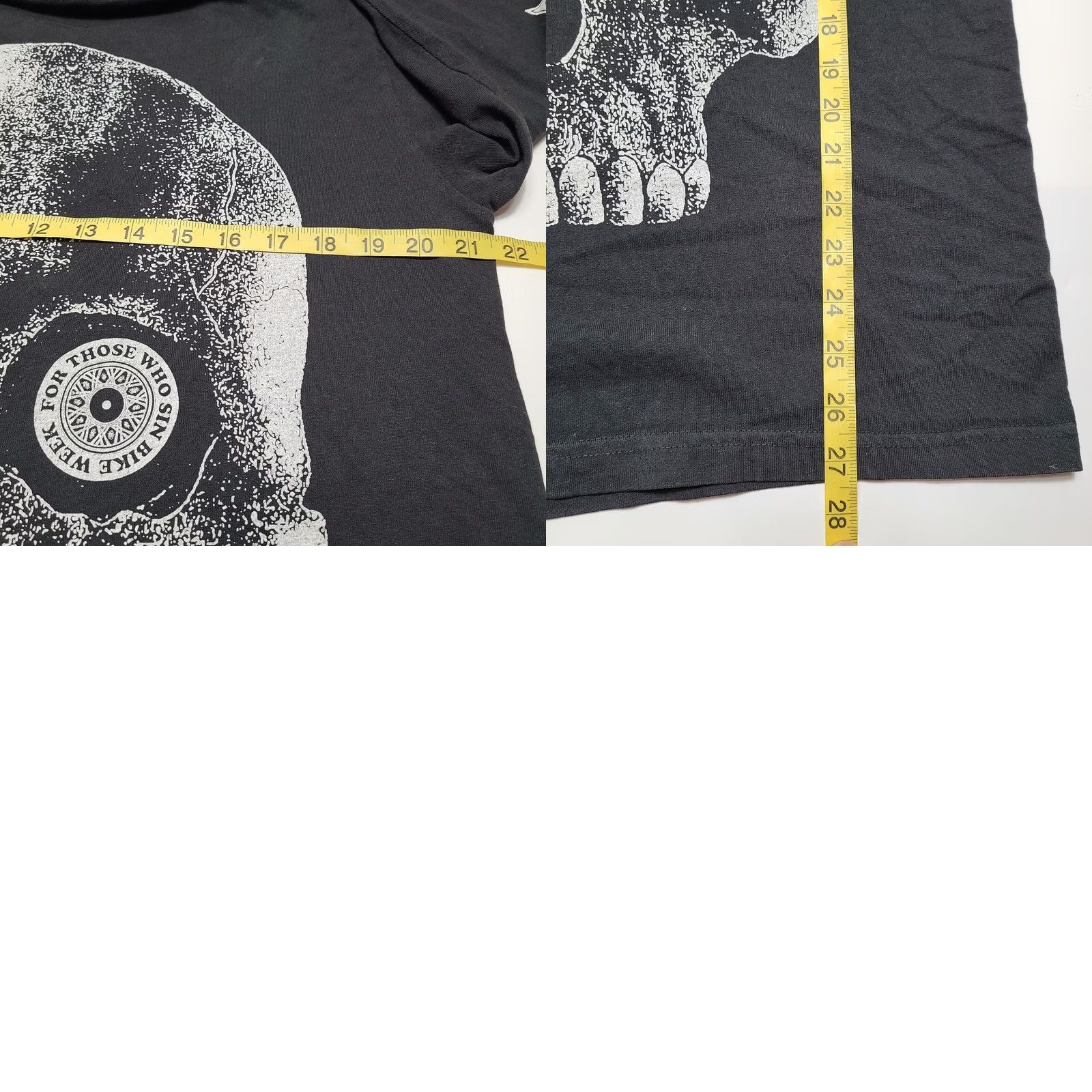 For Those Who Sin For Those Who Sin Los Angeles Bike Week Skull FTWS Black Men’s Size Medium T-Shirt Graphic Print Crew Neck Long Sleeve 2010-2019 Vintage No Size US M / EU 48-50 / 2 - 8 Thumbnail