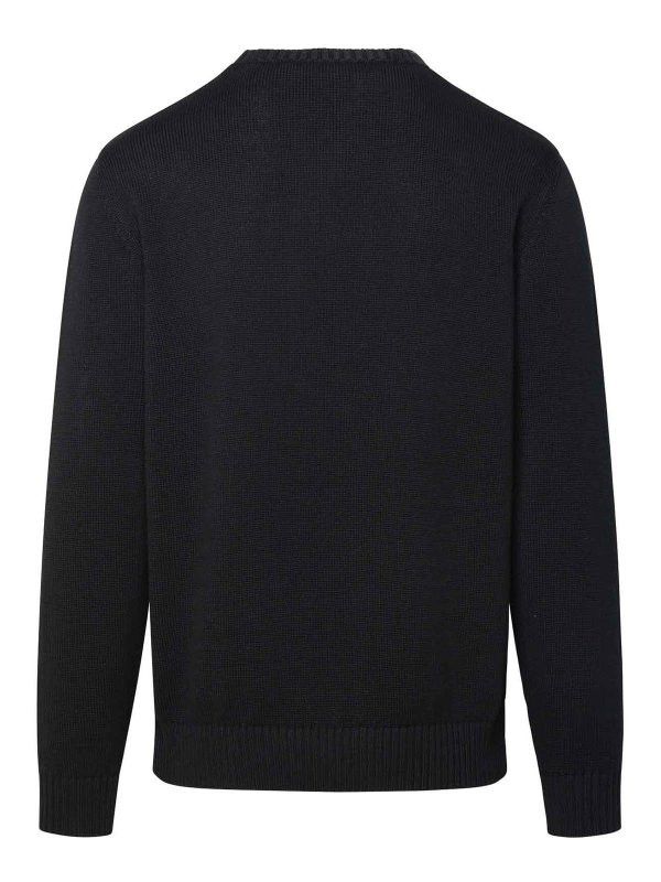 Palm Angels o1y0325 Logo Crewneck Sweater in Black Size US XS / EU 42 / 0 - 3 Thumbnail