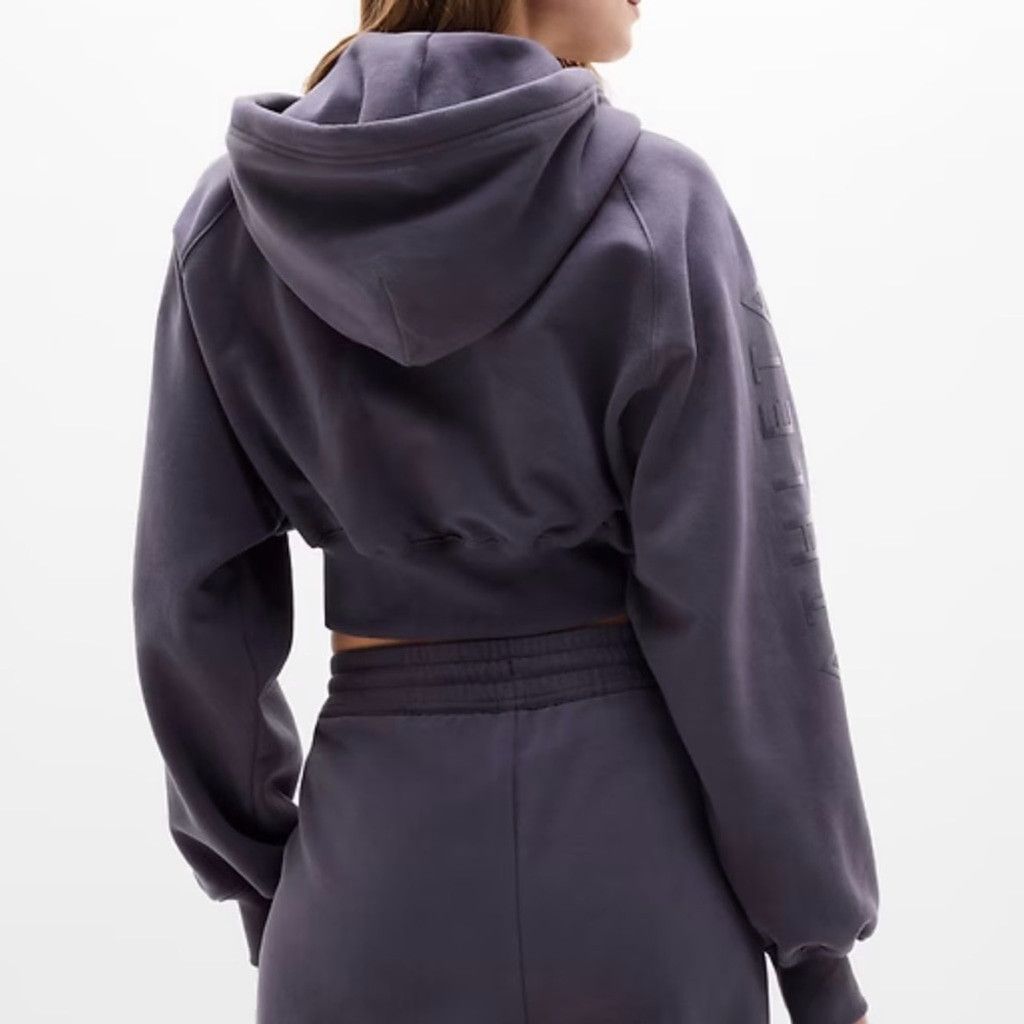 Athleta Athleta x Simone Biles Forever Fleece Crop Full Zip | NWT | Size M / US 6-8 / IT 42-44 - 2 Thumbnail