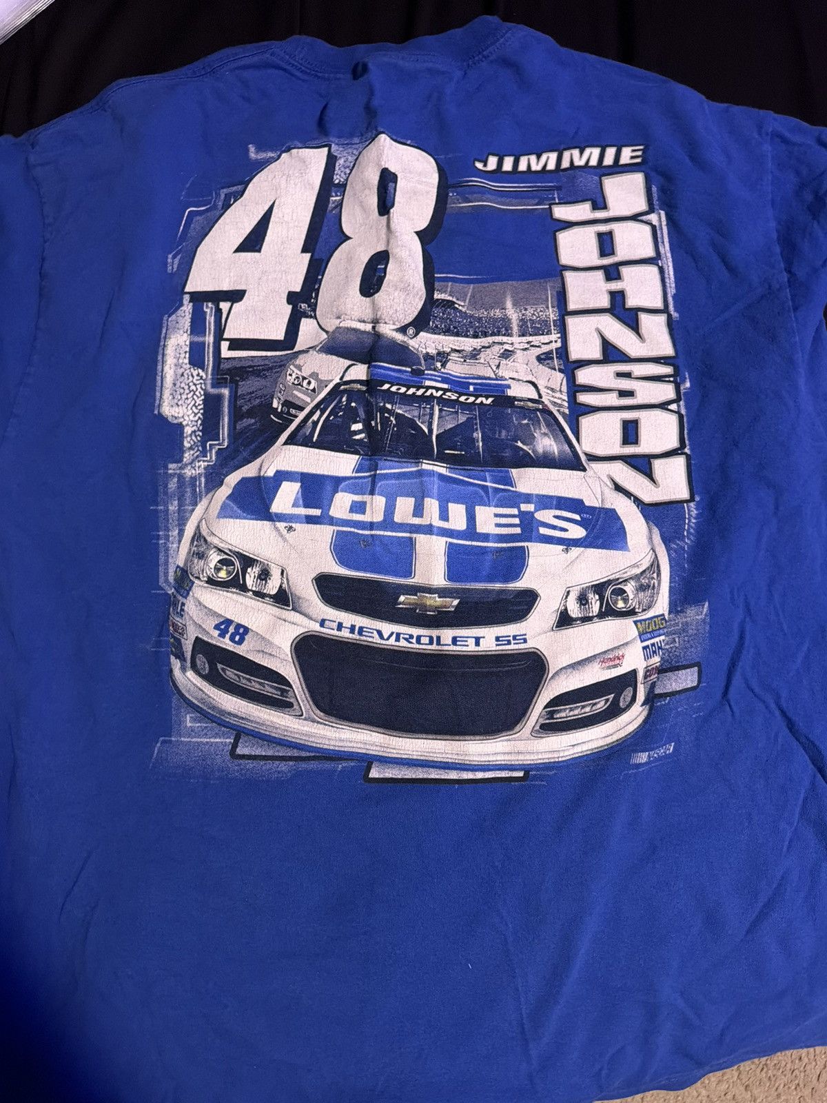 NASCAR VINTAGE JIMMIE JOHNSON NASCAR DOUBLE SIDED TSHIRT Size US XL / EU 56 / 4 - 2 Thumbnail