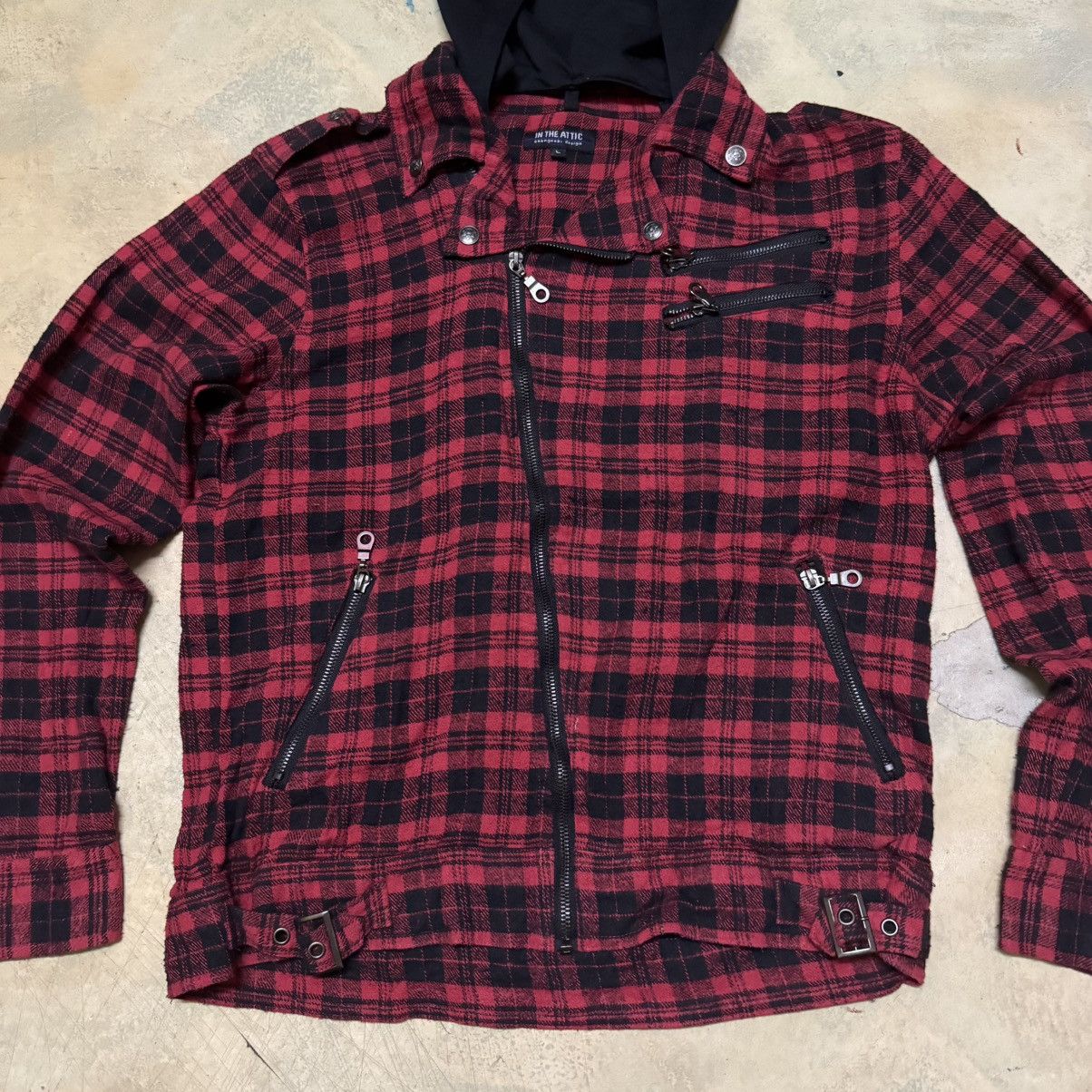 In The Attic In The Attic Punk Double Collar Jacket Size US L / EU 52-54 / 3 - 3 Thumbnail