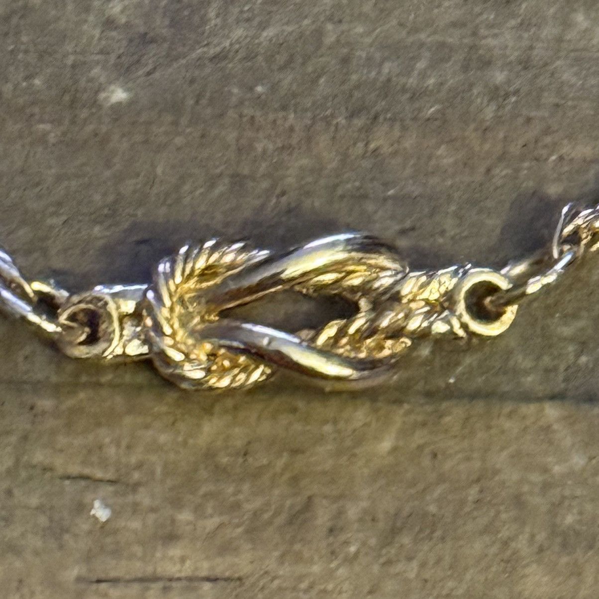 Vintage Vintage Avon gold sailors knot chain anklet Size ONE SIZE - 5 Thumbnail