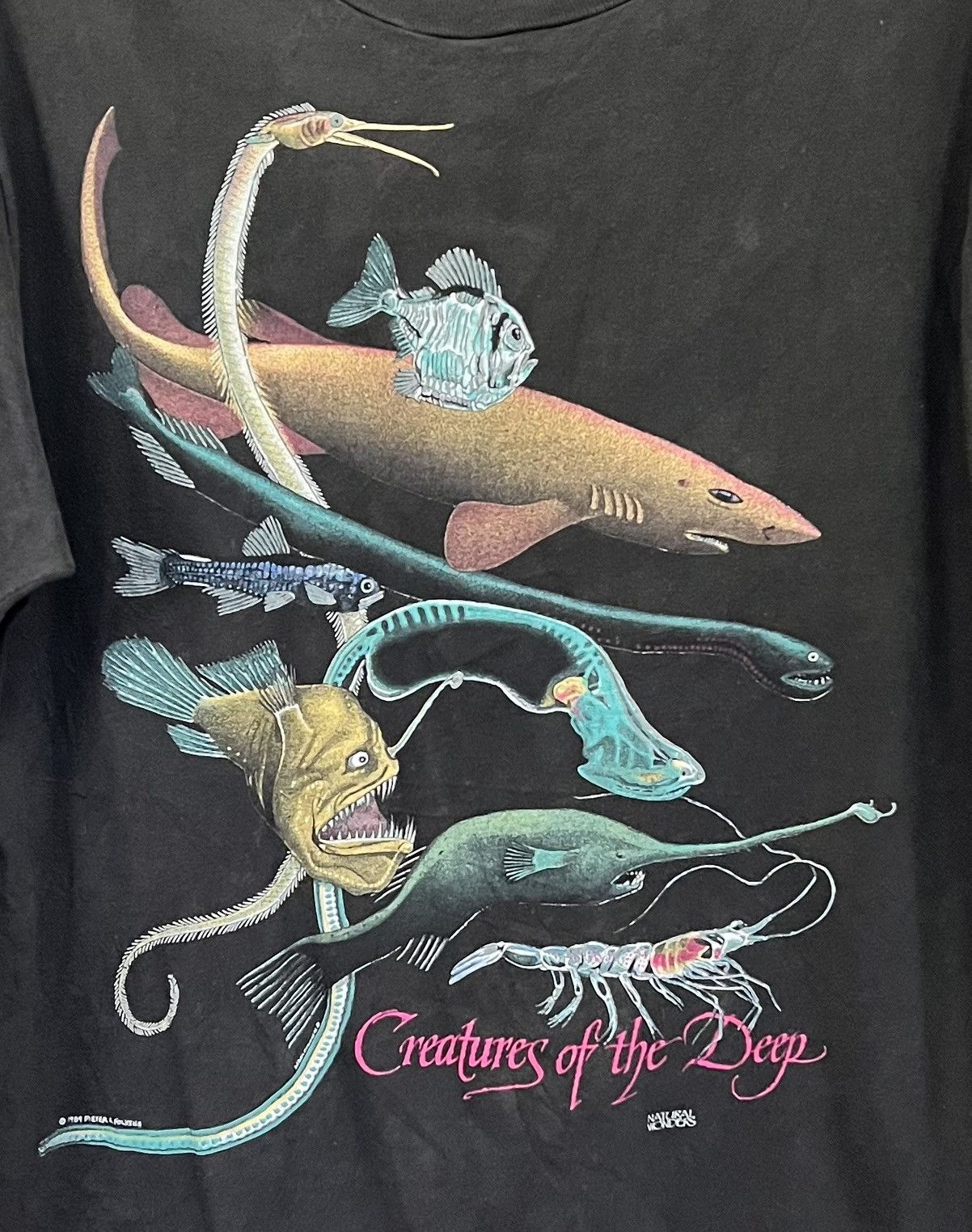 Habitat × Vintage Vintage T-shirt Habitat Creatures of the Deep Size US L / EU 52-54 / 3 - 3 Thumbnail