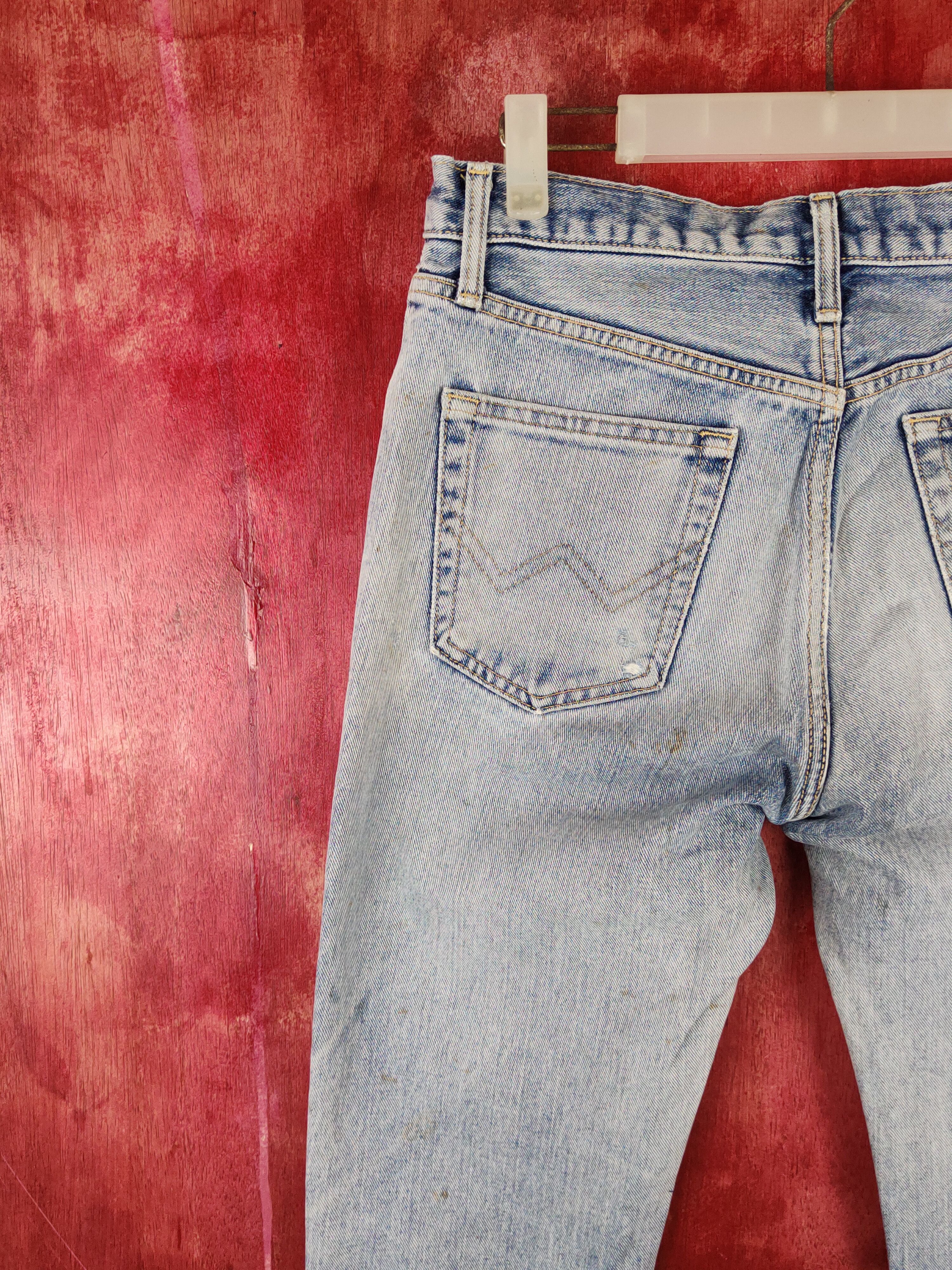 Edwin Edwin Blue Faded distressed ripped Denim #S1601 Size US 29 - 9 Thumbnail