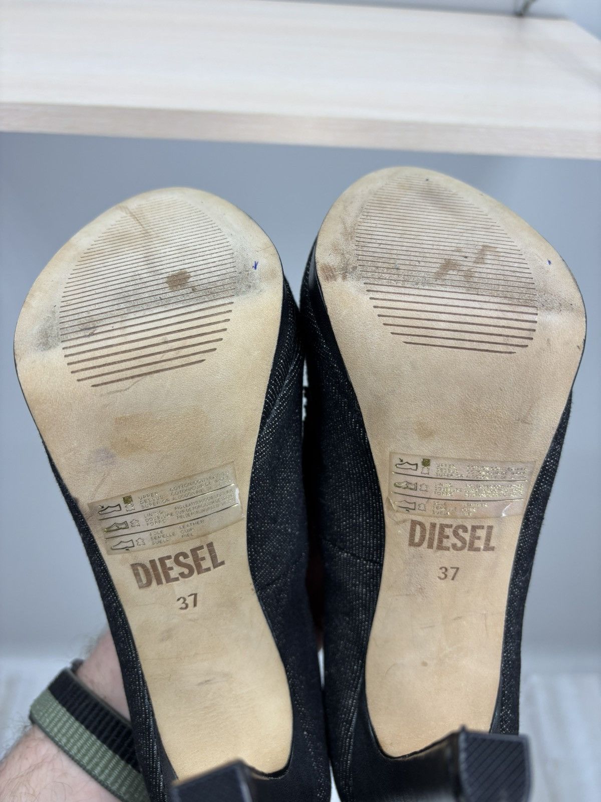 Diesel Womens heels Diesel Size 37 Color Gray Size US 7 / IT 37 - 9 Thumbnail