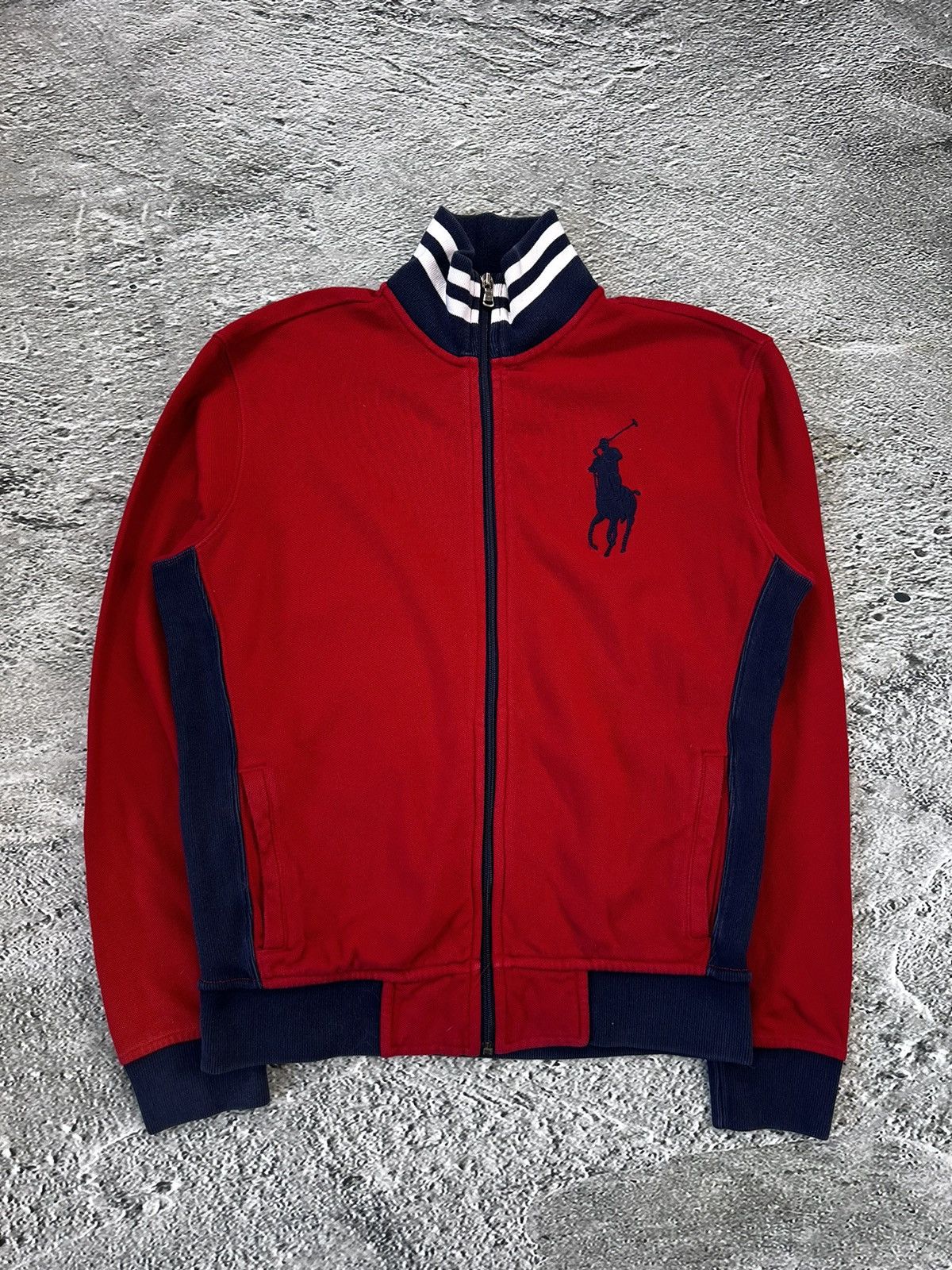 Polo Ralph Lauren × Ralph Lauren × Vintage Chief Keef Polo Ralph Lauren red zip sweatshirt big pony red Size US S / EU 44-46 / 1 - 1 Thumbnail
