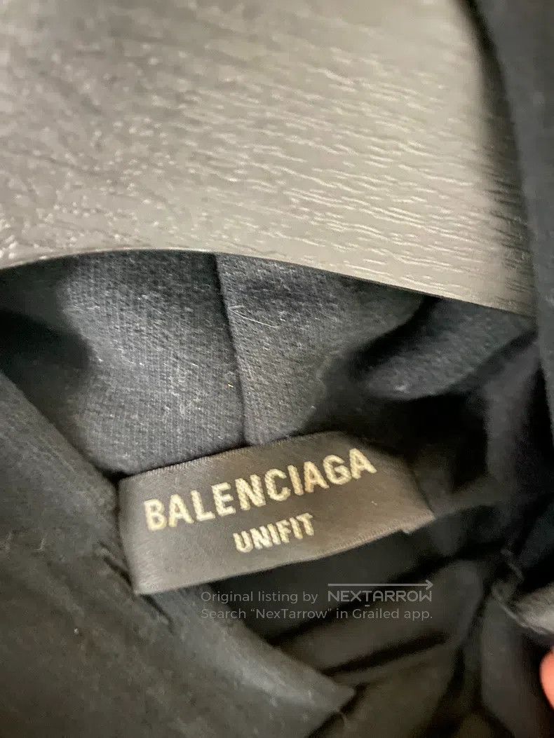 Balenciaga Balenciaga Black Hole Hooded Sweatshirt M Size US M / EU 48-50 / 2 - 3 Thumbnail