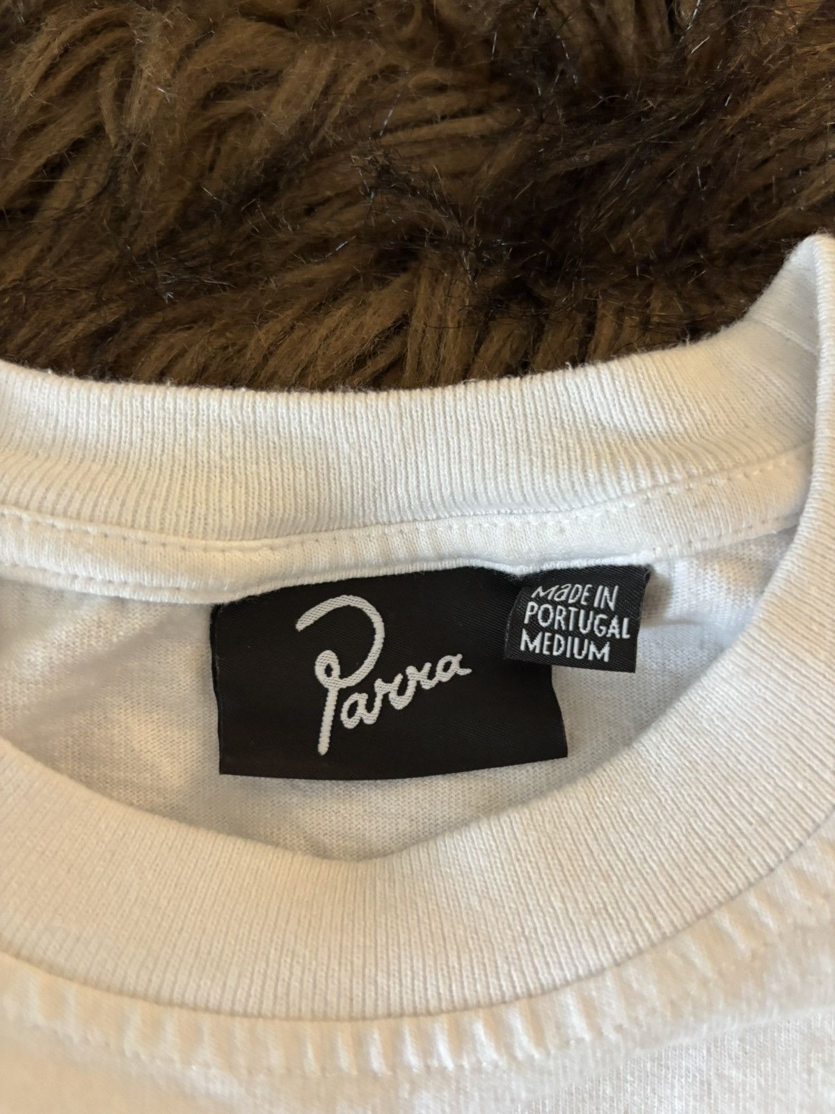 Parra Parra “Minimal Script” Embroidered Tee (Made in Portugal) Size US M / EU 48-50 / 2 - 3 Thumbnail