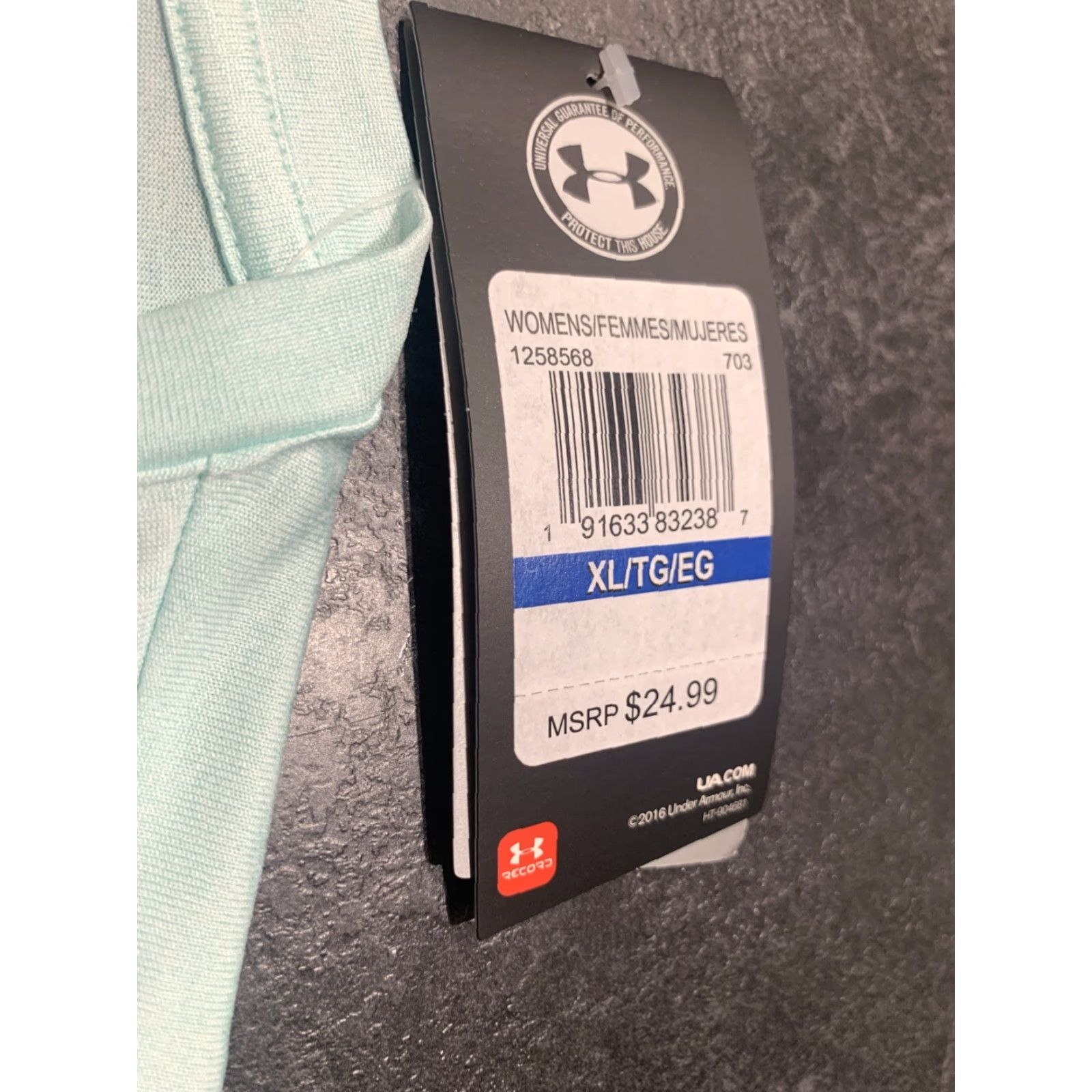 Under Armour Under Armour T-Shirt Womens XL Activewear V-Neck Green HeatGear Pullover Size XL / US 12-14 / IT 48-50 - 5 Thumbnail
