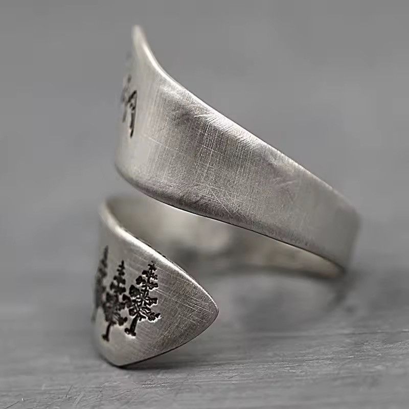 Japanese Brand Silver Mountain Forest Ring Size ONE SIZE - 2 Thumbnail
