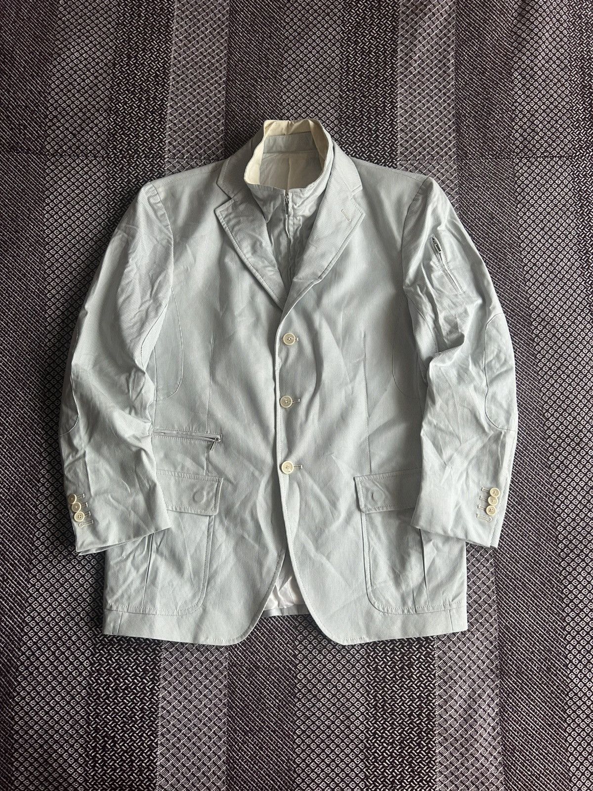 Pal Zileri Vintage Pal Zileri Concept Striped Suit Jacket Size 42R Size 42R - 1 Thumbnail