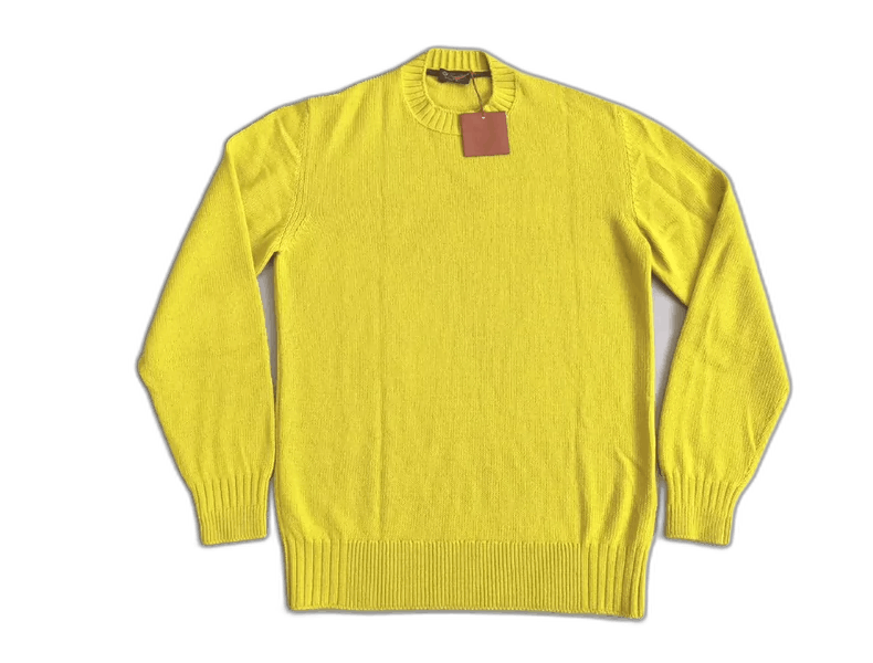 Loro Piana Loro Piana Baby Cashmere Yellow Sweater- Size US L / EU 52-54 / 3 - 1 Thumbnail