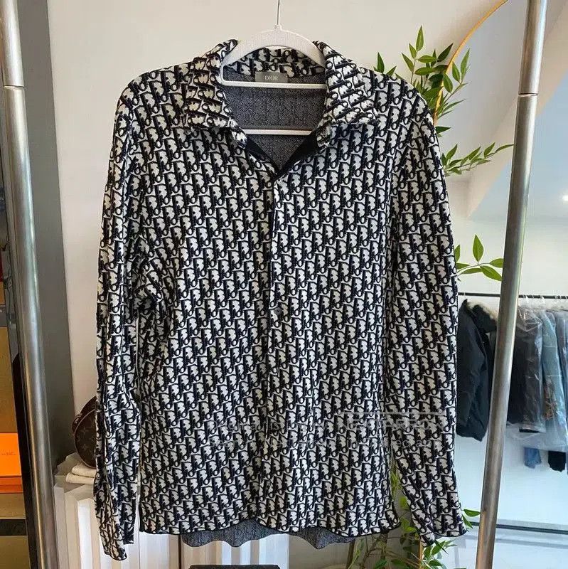 Dior Dior Black Cotton Long Sleeve Shirt for Men . Size US XS / EU 42 / 0 - 1 Thumbnail