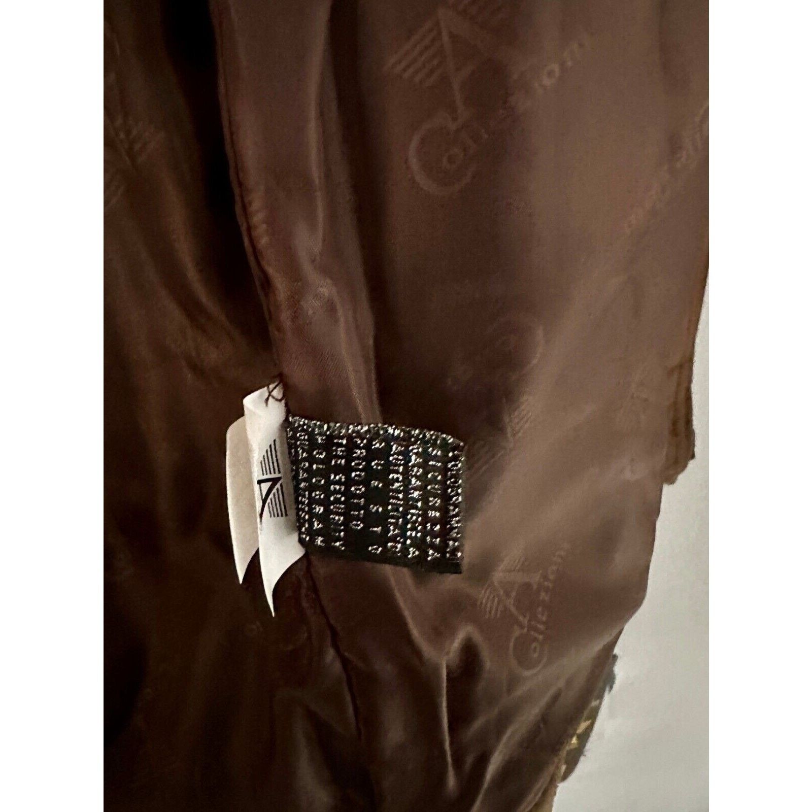 Armani Collezioni Collezioni Brown Faux Suede Jacket NWT Men’s M Made in Italy Size US M / EU 48-50 / 2 - 9 Thumbnail