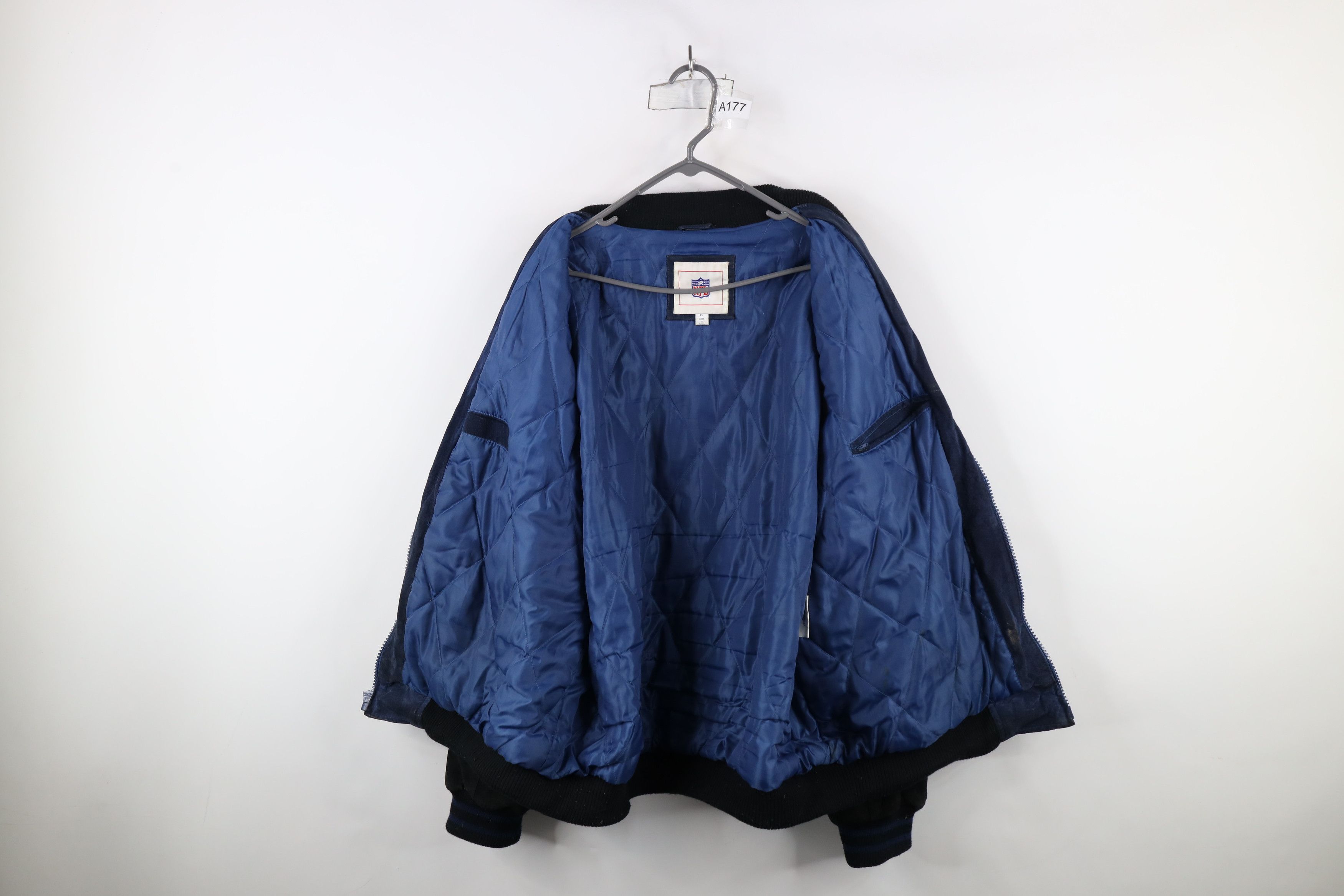 Vintage Vintage Y2K 2005 Super Bowl Suede Leather Bomber Jacket Size US XXL / EU 58 / 5 - 9 Thumbnail