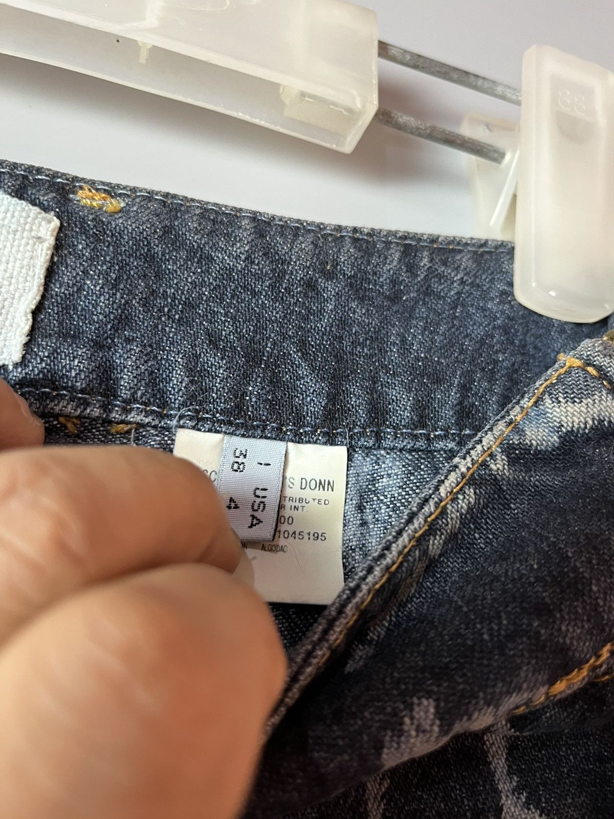 Moschino Moschino jeans archived 90’s graffiti Y2k wide jeans Size 28" / US 6 / IT 42 - 6 Thumbnail