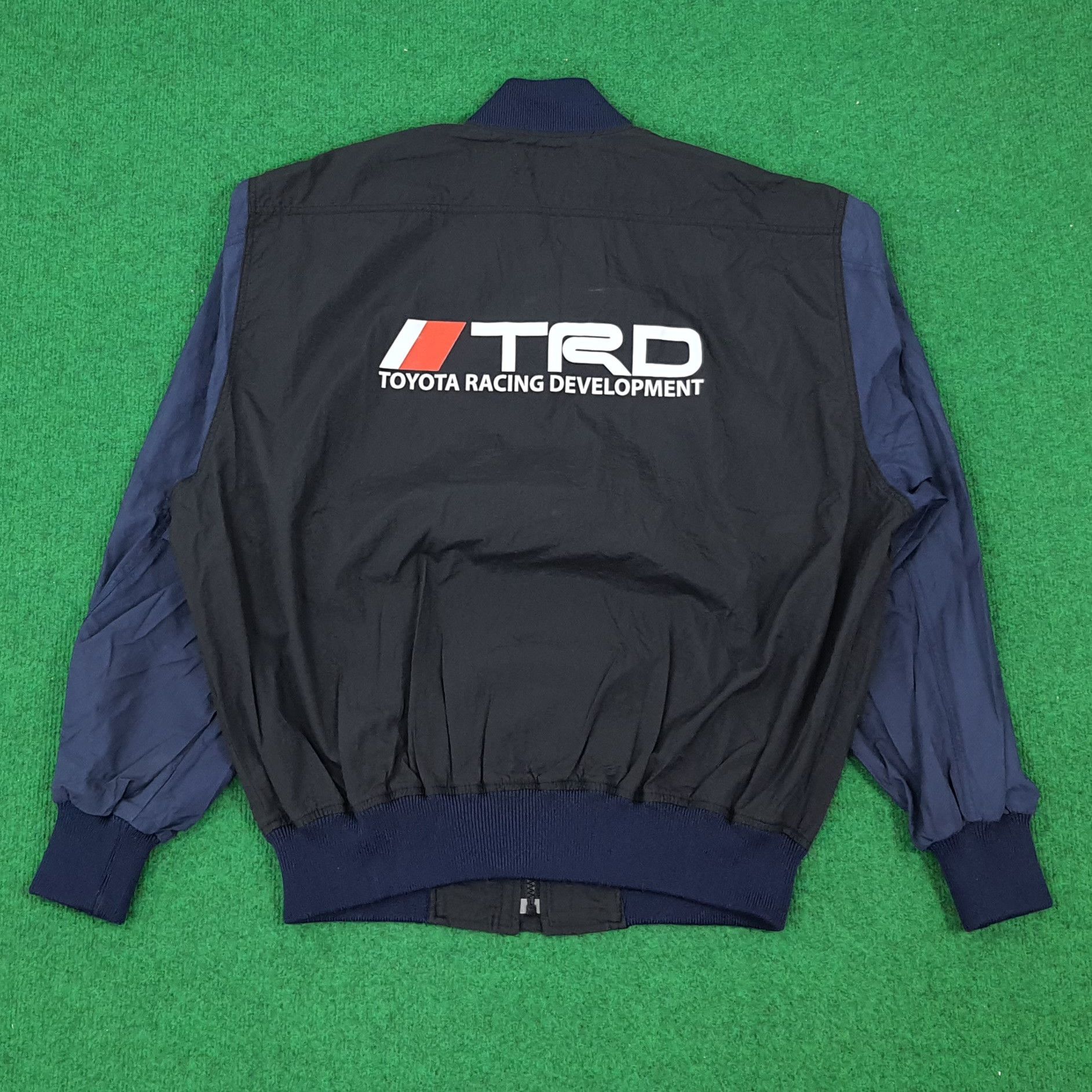 Japanese Brand × Vintage Vintage TRD Toyota Racing Motorsports Light Bomber Jacket Size US L / EU 52-54 / 3 - 1 Thumbnail