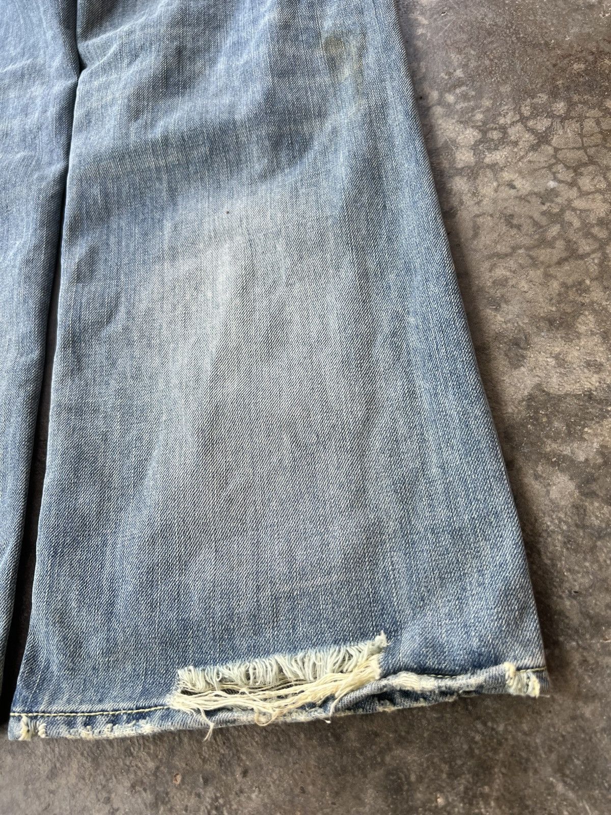 Abercrombie & Fitch × If Six Was Nine × Japanese Brand 💥Flare💥Vintage Abercrombie & Fitch Distress Jean Size US 31 - 15 Thumbnail