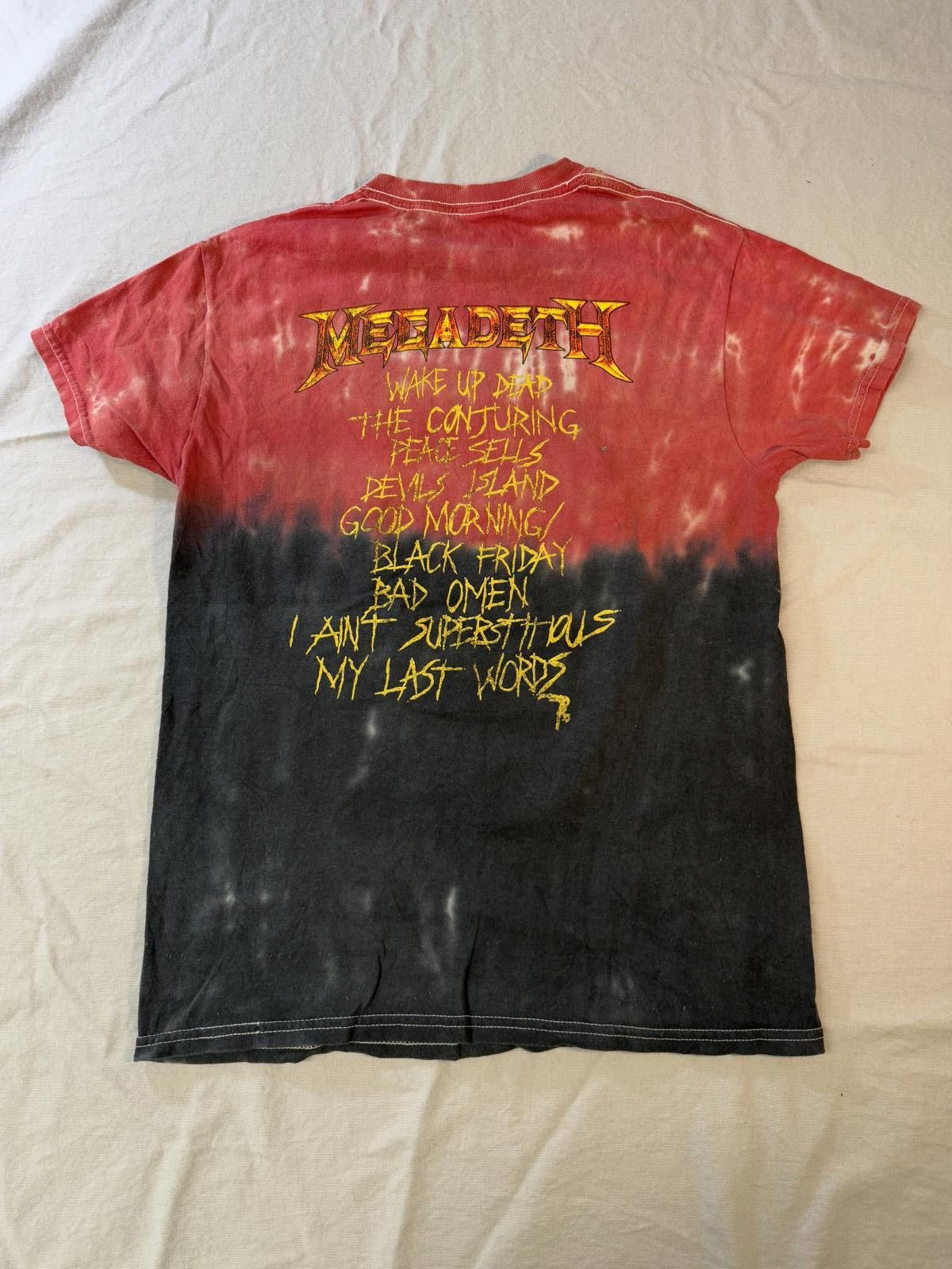 Designer Megadeth Tie Dye Dip T-shirt Peace Sells But Whos Buying S Size US S / EU 44-46 / 1 - 4 Thumbnail