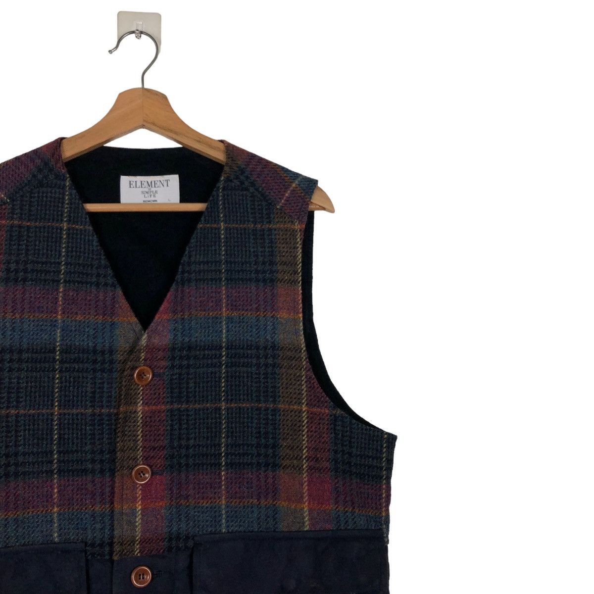 Japanese Brand 🔥Vintage Wool Waist Coats Tartan Design Woven in Ireland Size US L / EU 52-54 / 3 - 6 Thumbnail