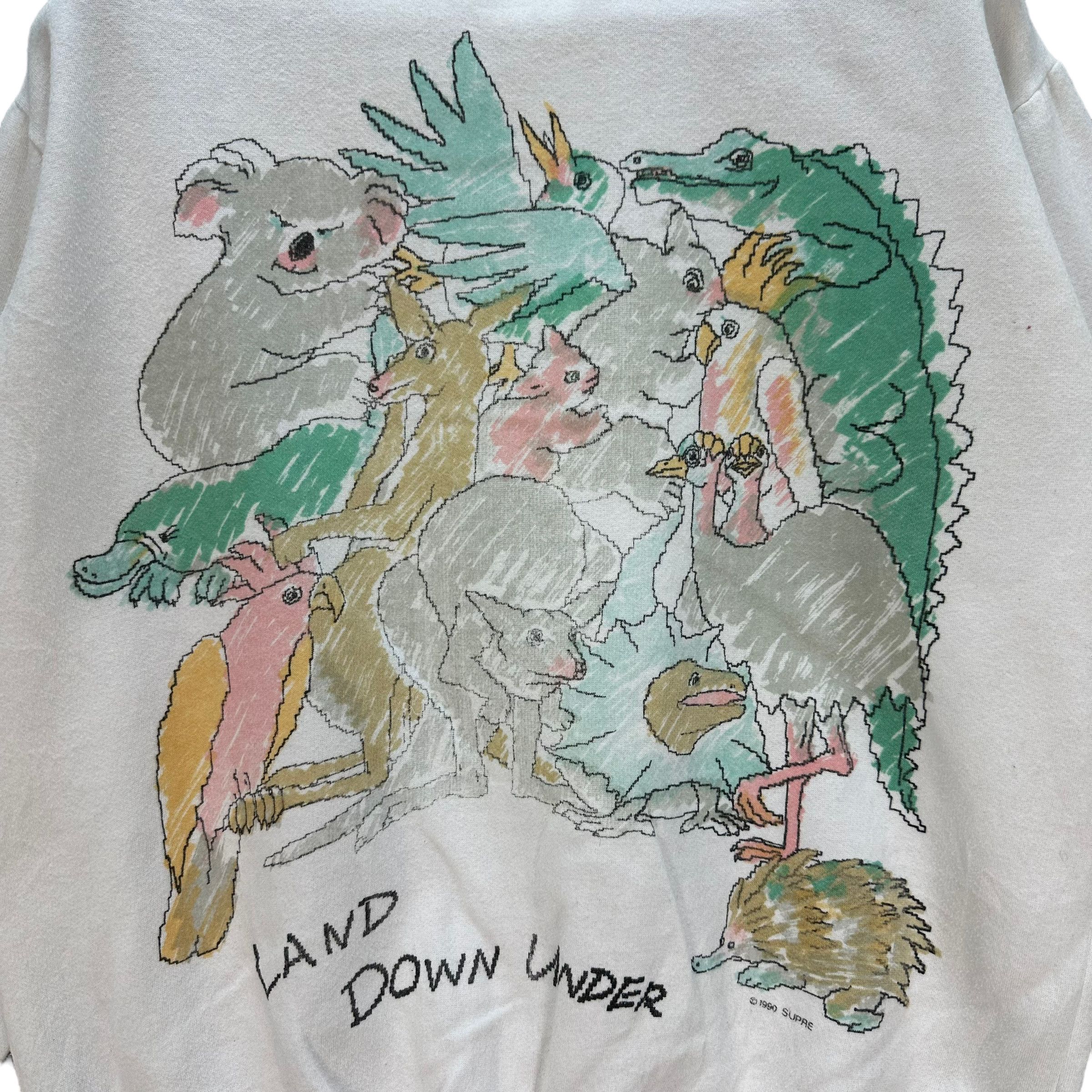 Other 1990 SUPRE LAND DOWN UNDER ANIMAL SWEATSHIRT #8273-220 Size US S / EU 44-46 / 1 - 3 Thumbnail