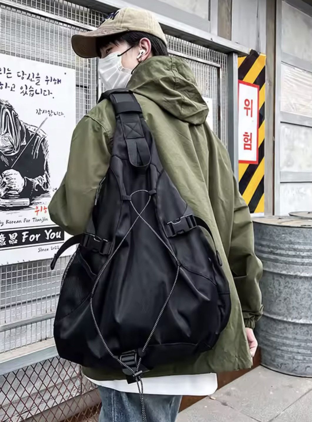 Japanese Brand Fujimori x Miura Black Over Shoulder Bag Size ONE SIZE - 6 Thumbnail