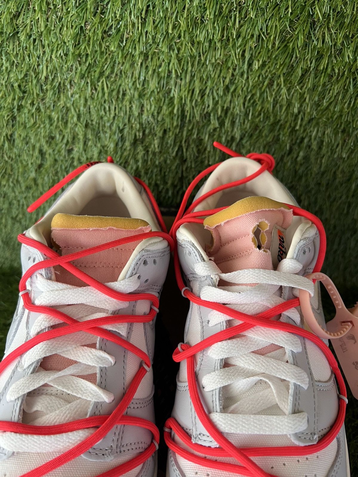 Nike × Off-White Nike Dunk Low Off-White Lot 6 Size US 9.5 / EU 42-43 - 7 Thumbnail