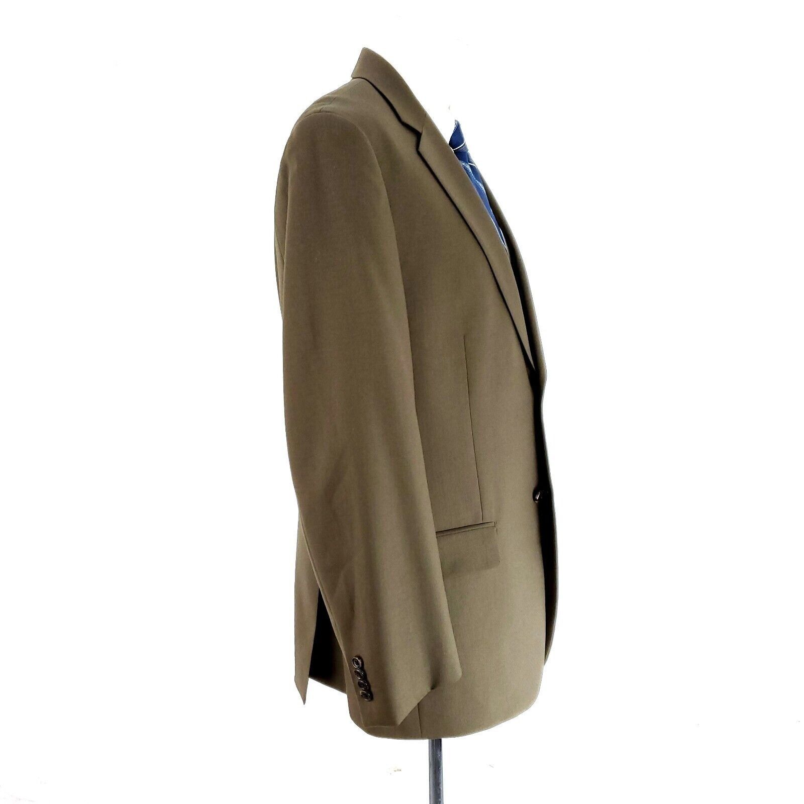 Michael Kors Michael Kors Wool 2 Button Blazer 40R Green Beige Size 40R - 6 Thumbnail