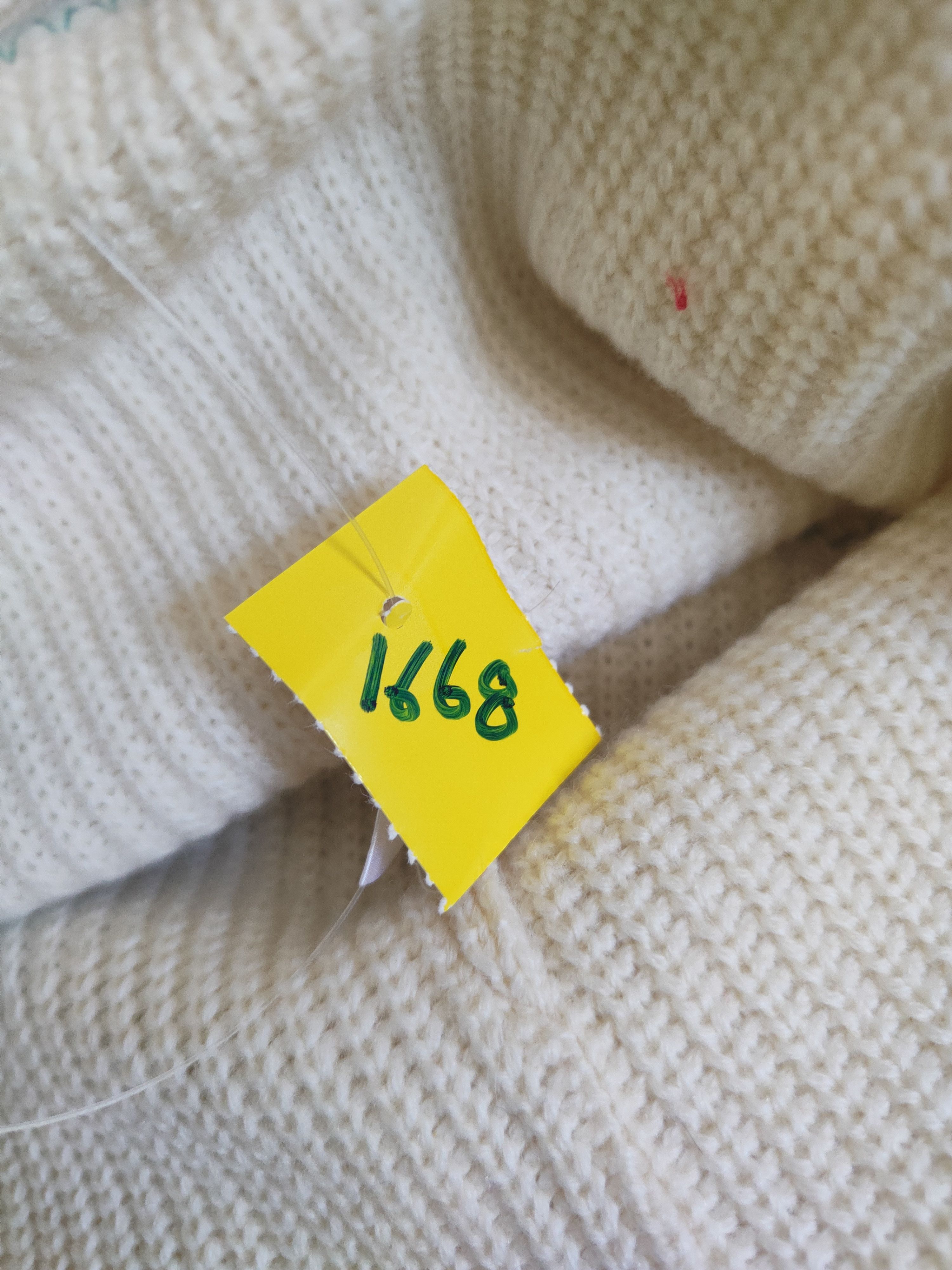 Jean Charles De Castelbajac Jean Charles De Castelbajac Ivory Knit Beanies #1668 Size ONE SIZE - 10 Thumbnail