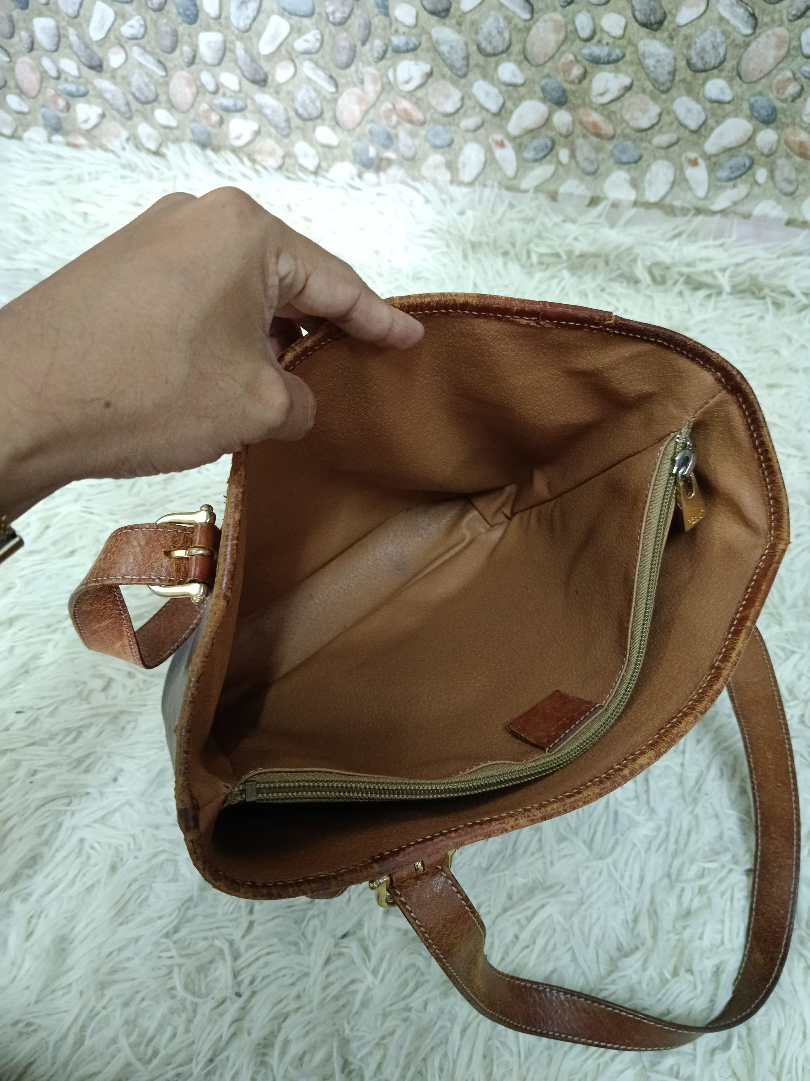 Celine CELINE MACADAM TOTE BAG Size ONE SIZE - 10 Thumbnail