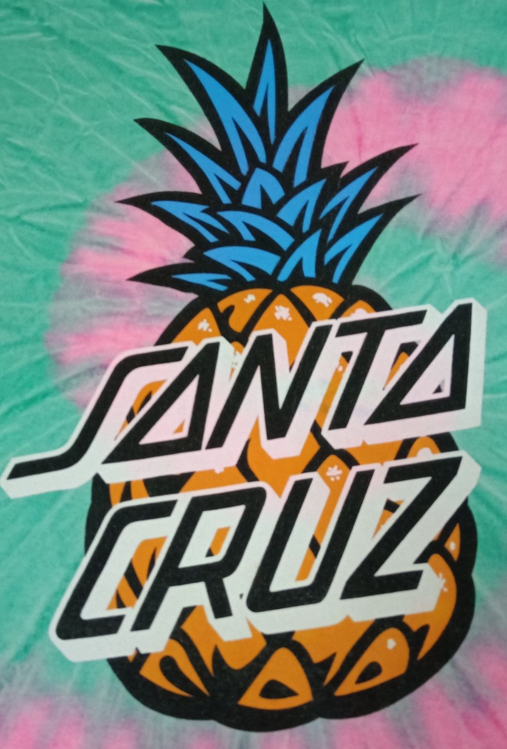 Santa Cruz Skateboards Santa Cruz Pineapple Tie-dye T-shirt Size US L / EU 52-54 / 3 - 11 Thumbnail