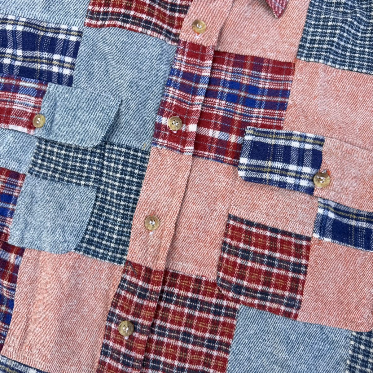 Stone Island Vintage Stone Island Garments Patchwork collar shirt Size US L / EU 52-54 / 3 - 3 Thumbnail