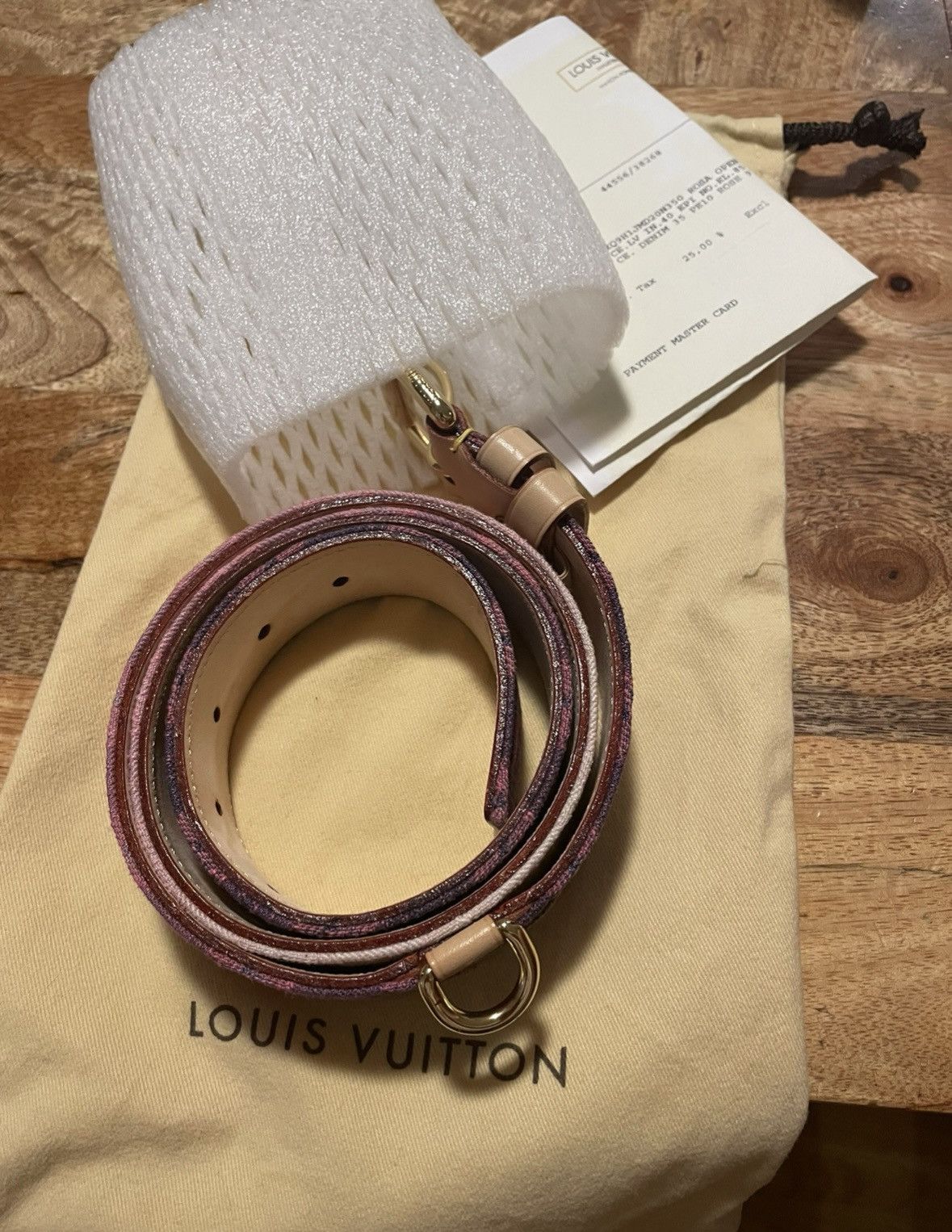 Louis Vuitton Lv monogram belt from 2010 Size ONE SIZE - 14 Thumbnail