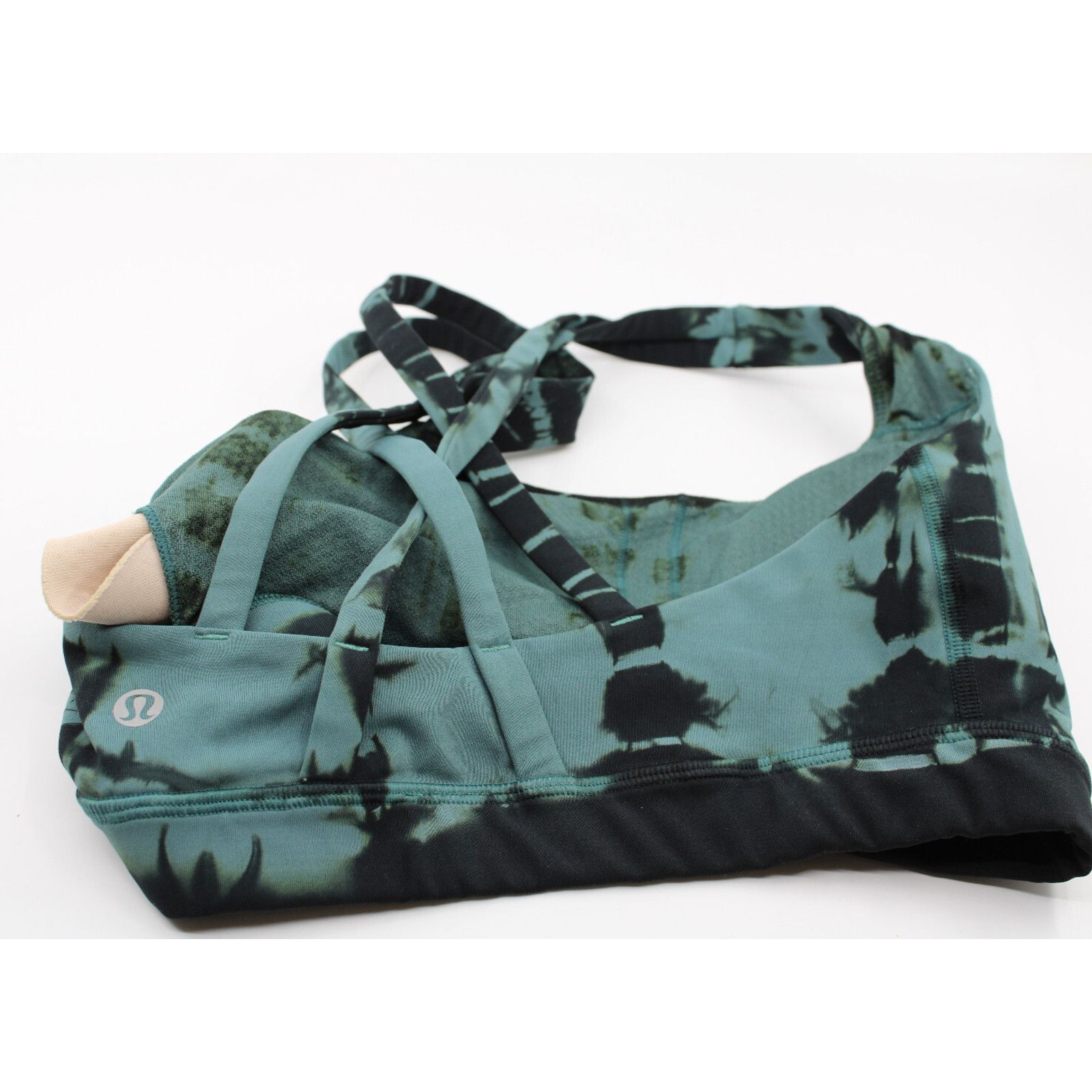 Lululemon Lululemon Energy Vert Shibori Magnet Grey Black Bra Sz 4 $52 Size S / US 4 / IT 40 - 5 Thumbnail