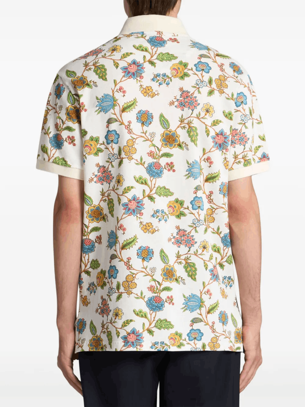 Other Floral-Print Polo Shirt – Men’s Short Sleeve Cotton Polo Size US L / EU 52-54 / 3 - 3 Thumbnail