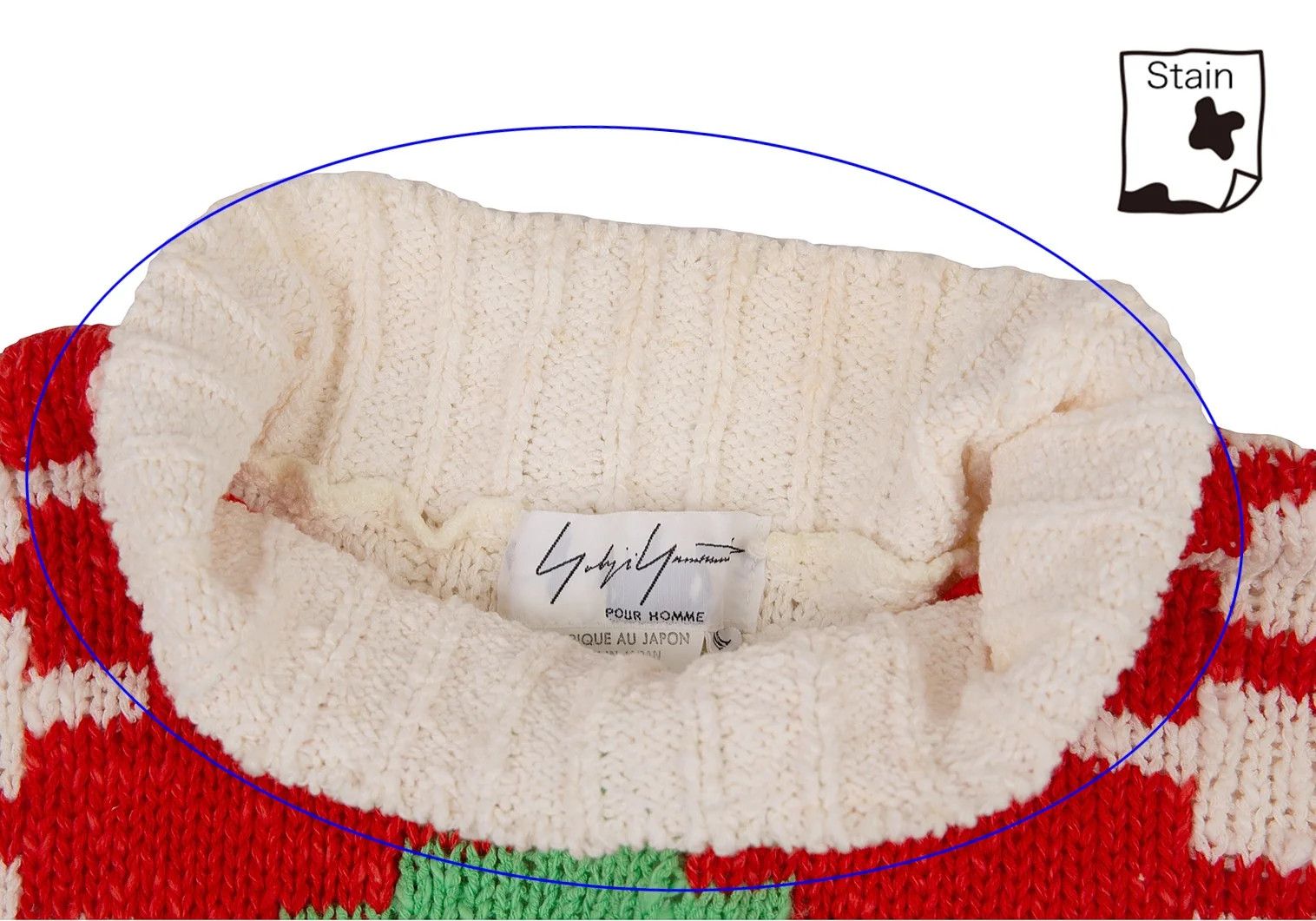 Yohji Yamamoto Yohji Yamamoto Cotton Pattern Knit Sweater Size US M / EU 48-50 / 2 - 4 Thumbnail