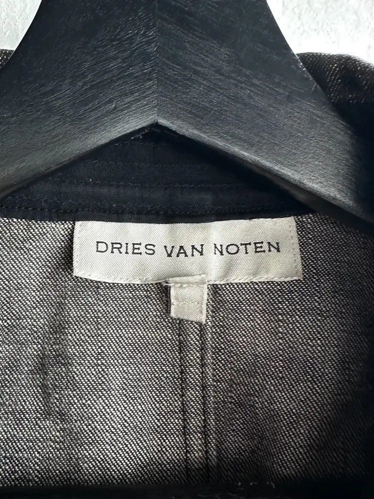 Dries Van Noten Sz 50 Dries Van Noten Denim Work Jacket Size US M / EU 48-50 / 2 - 4 Thumbnail