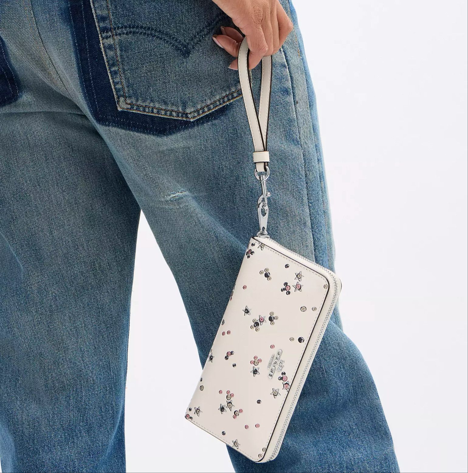 Coach Long Zip Around Wallet With Star Print CCL38 Size ONE SIZE - 8 Thumbnail