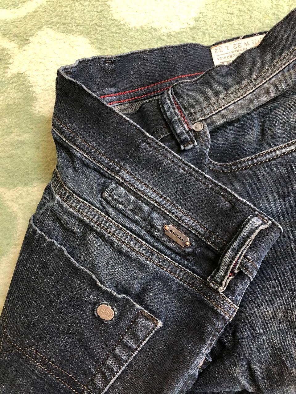 Diesel Diesel Jeans Skinny Fit Stretch Denim Button Fly Tepphar Size US 32 / EU 48 - 11 Thumbnail