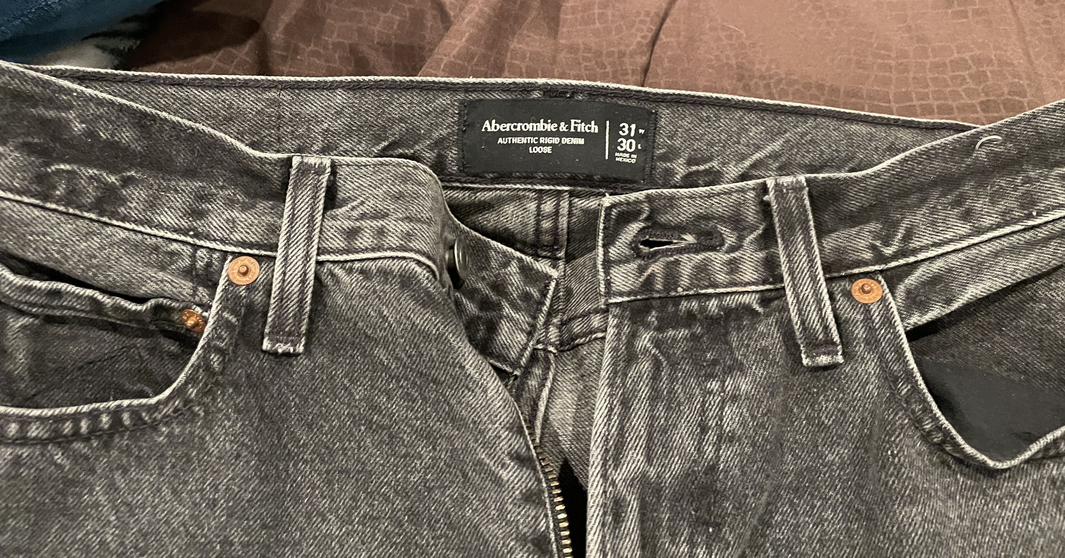 Abercrombie & Fitch straight leg jeans Size US 31 - 3 Thumbnail