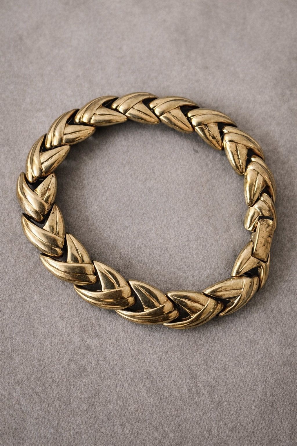 Other Vtg Krementz Gold Tone Link Bracelet 7” Classic Statement Size ONE SIZE - 3 Thumbnail